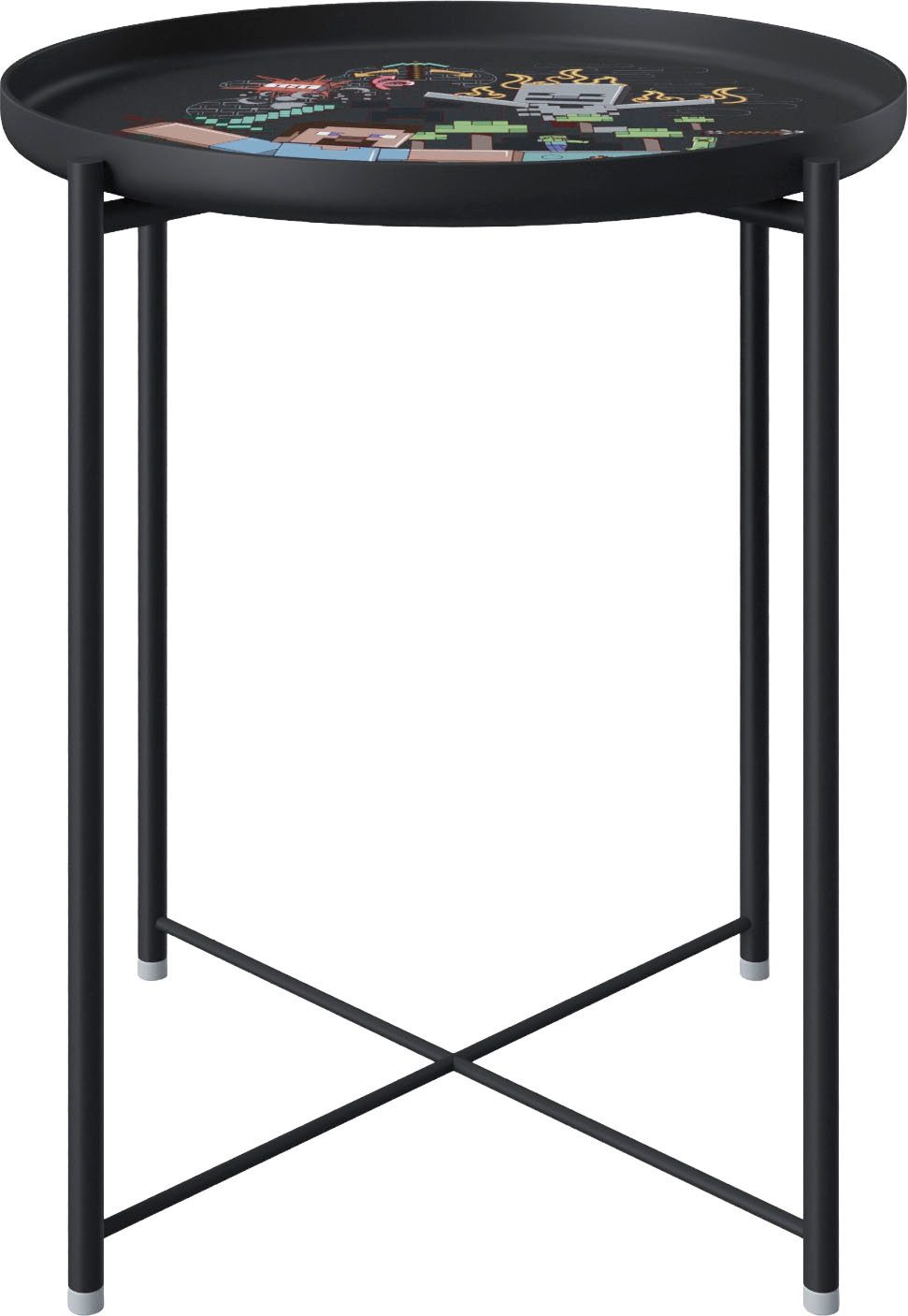 Phoenix Beistelltisch, abnehmbare Tischplatte/Tablett