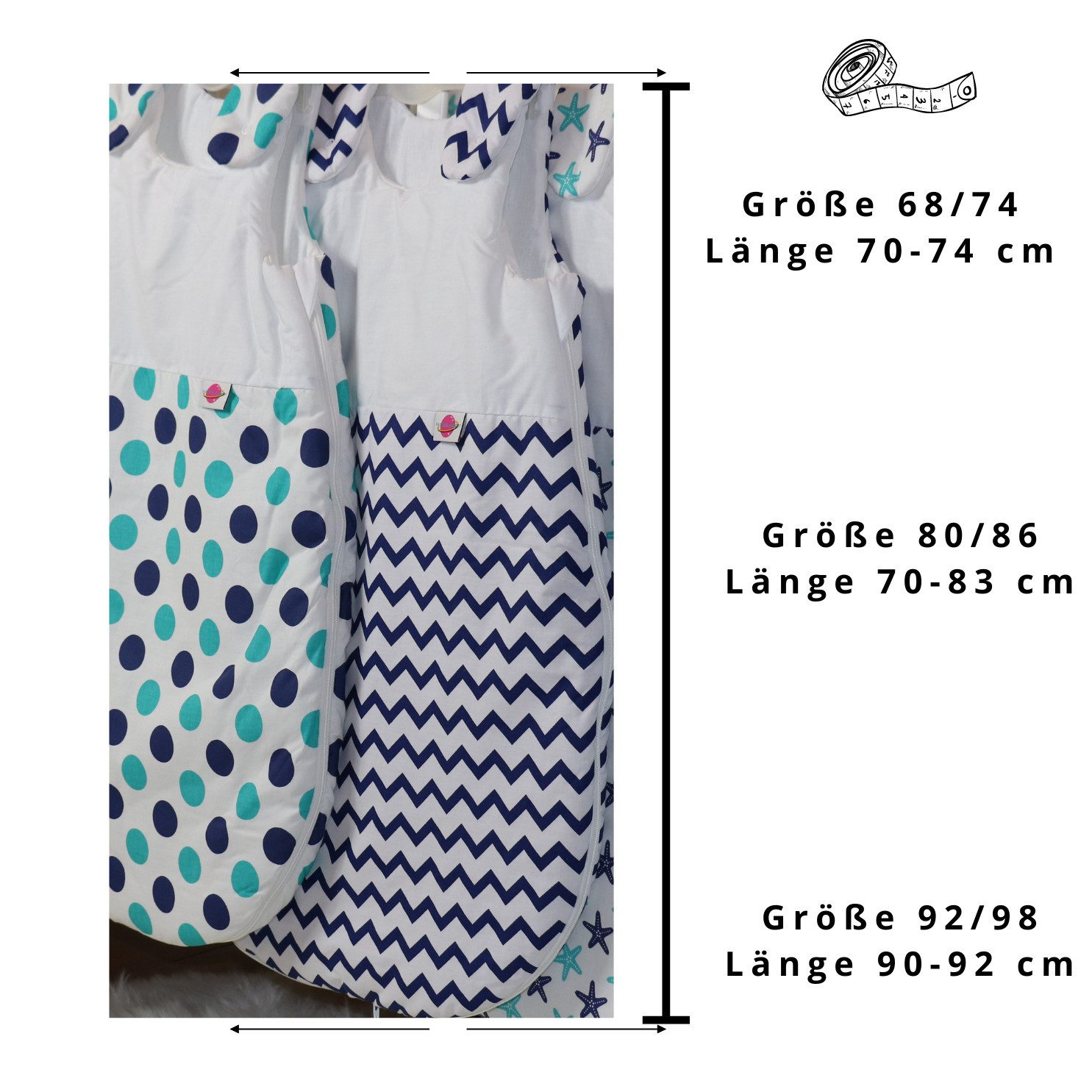 Babymajawelt Babyschlafsack Kuschelschlafsack TOG 1,5 bis 2, Raum. 18°C und günstig online kaufen