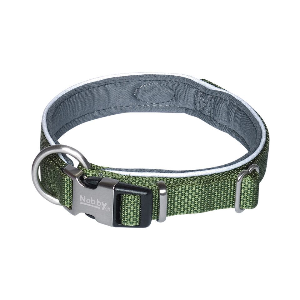 Nobby Hunde-Halsband Halsband Classic Preno Royal olivgrün