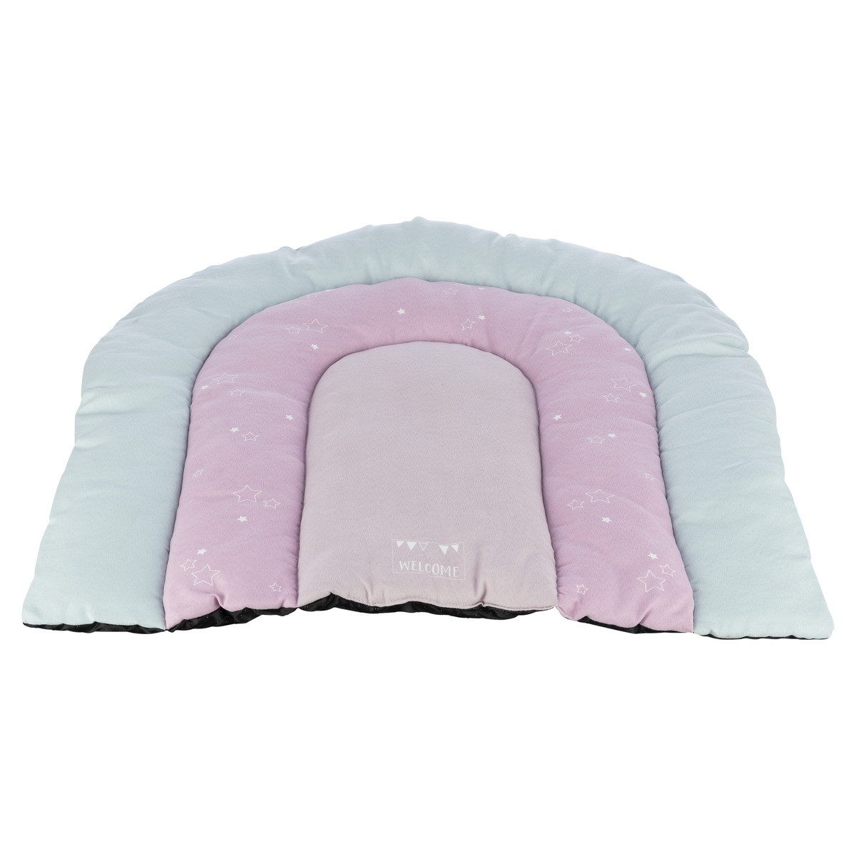 TRIXIE Tierdecke Junior Liegematte Patchwork mint/flieder/rosa für Hunde