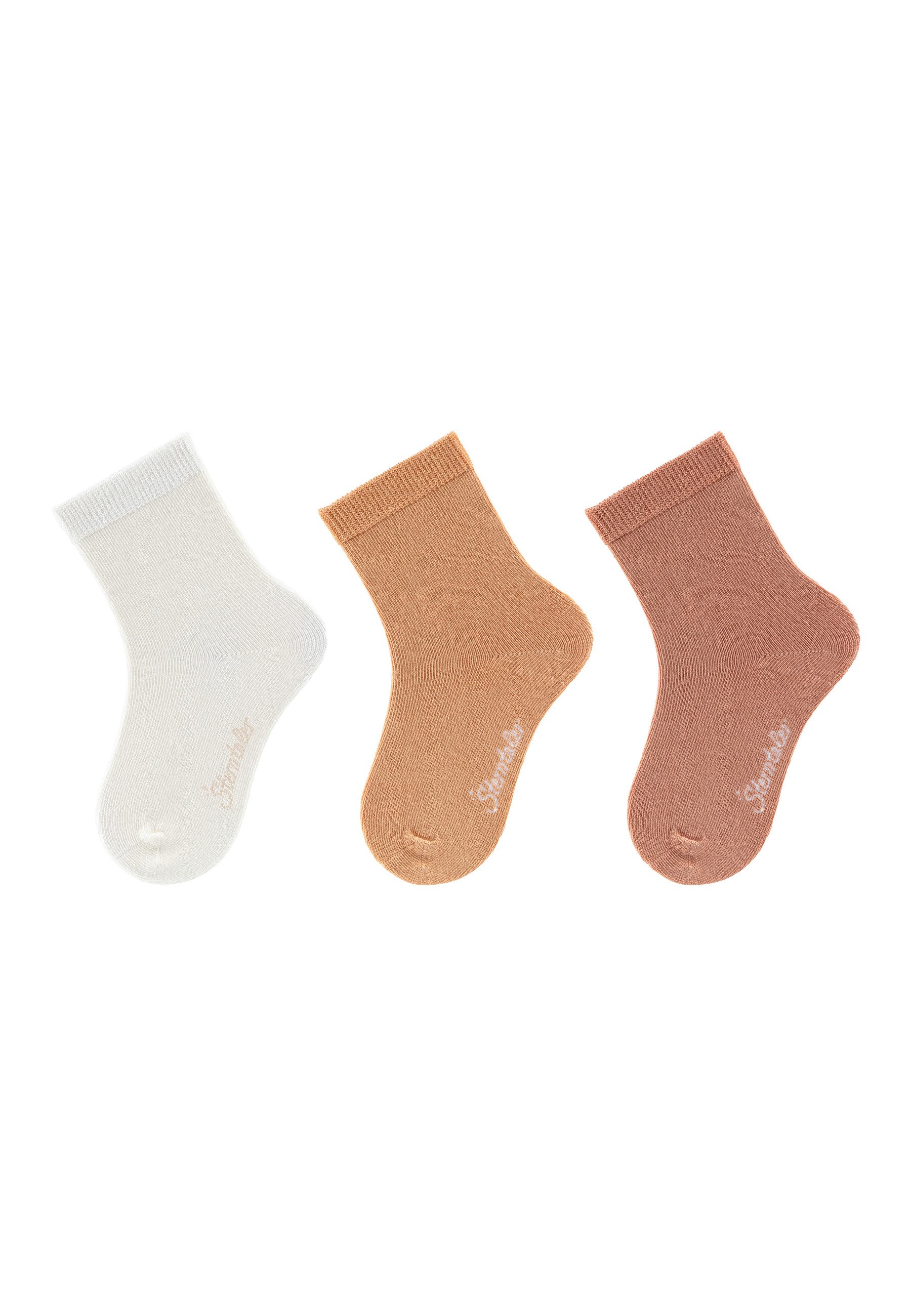 Sterntaler® Basicsocken Socken 3er-Pack uni (3-Paar, 3er-Pack) Socken 3er-Pack, Bambus-Viskose, weich & feuchtigkeitsregulierend