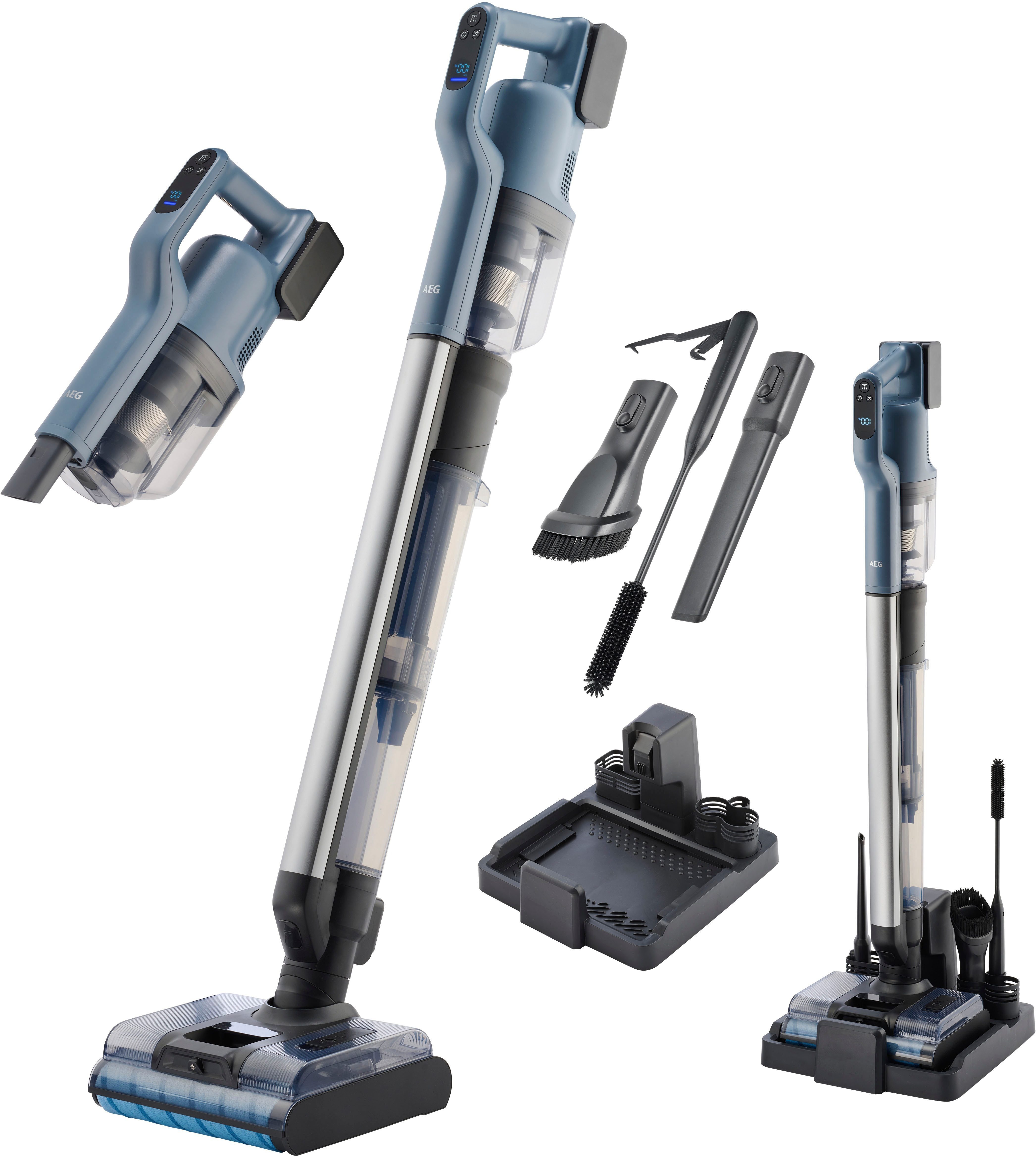 AEG Nass-Trocken-Akkusauger AW82U1DB ULTIMATE 8000 Akku Nass Trockensauger 2in1, Beutellos