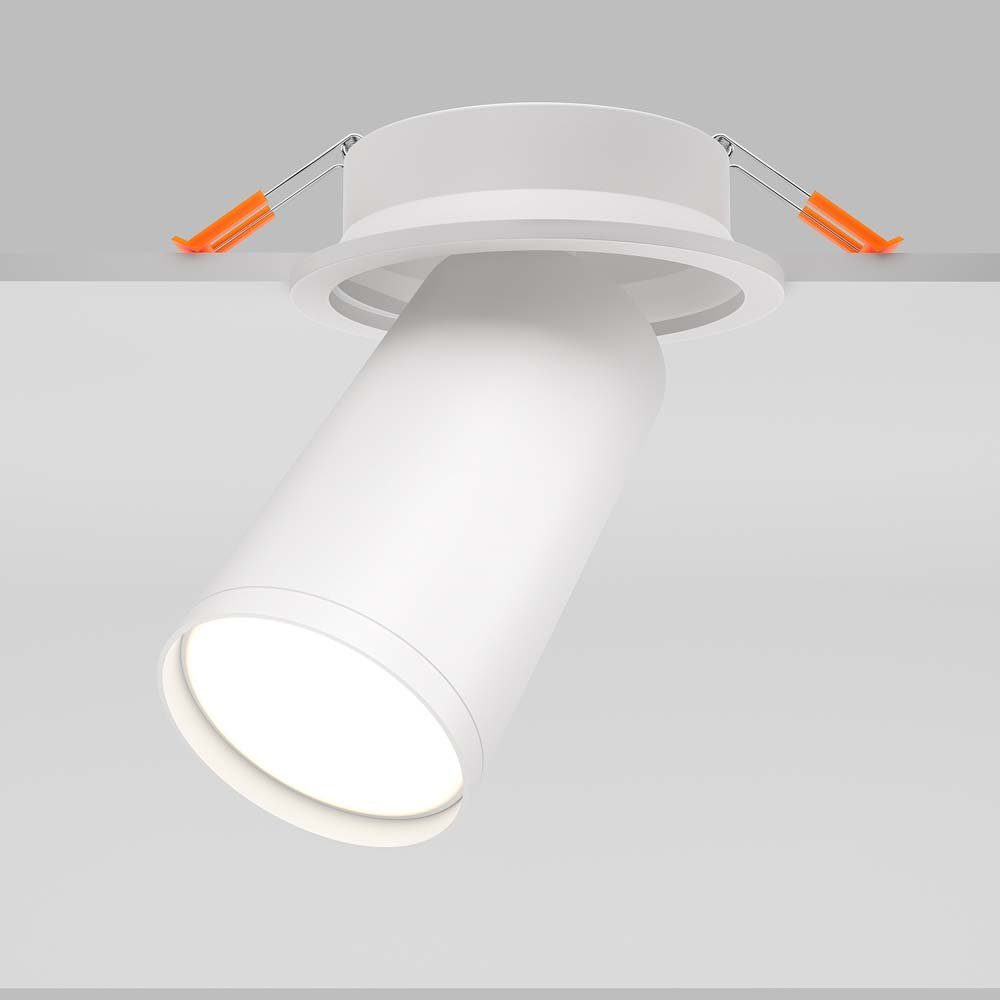 Einbau Maytoni Wohnzimmerlampe weiß Deckenspot, Deckenlampe GU10 Deckenleuchte verstellbar