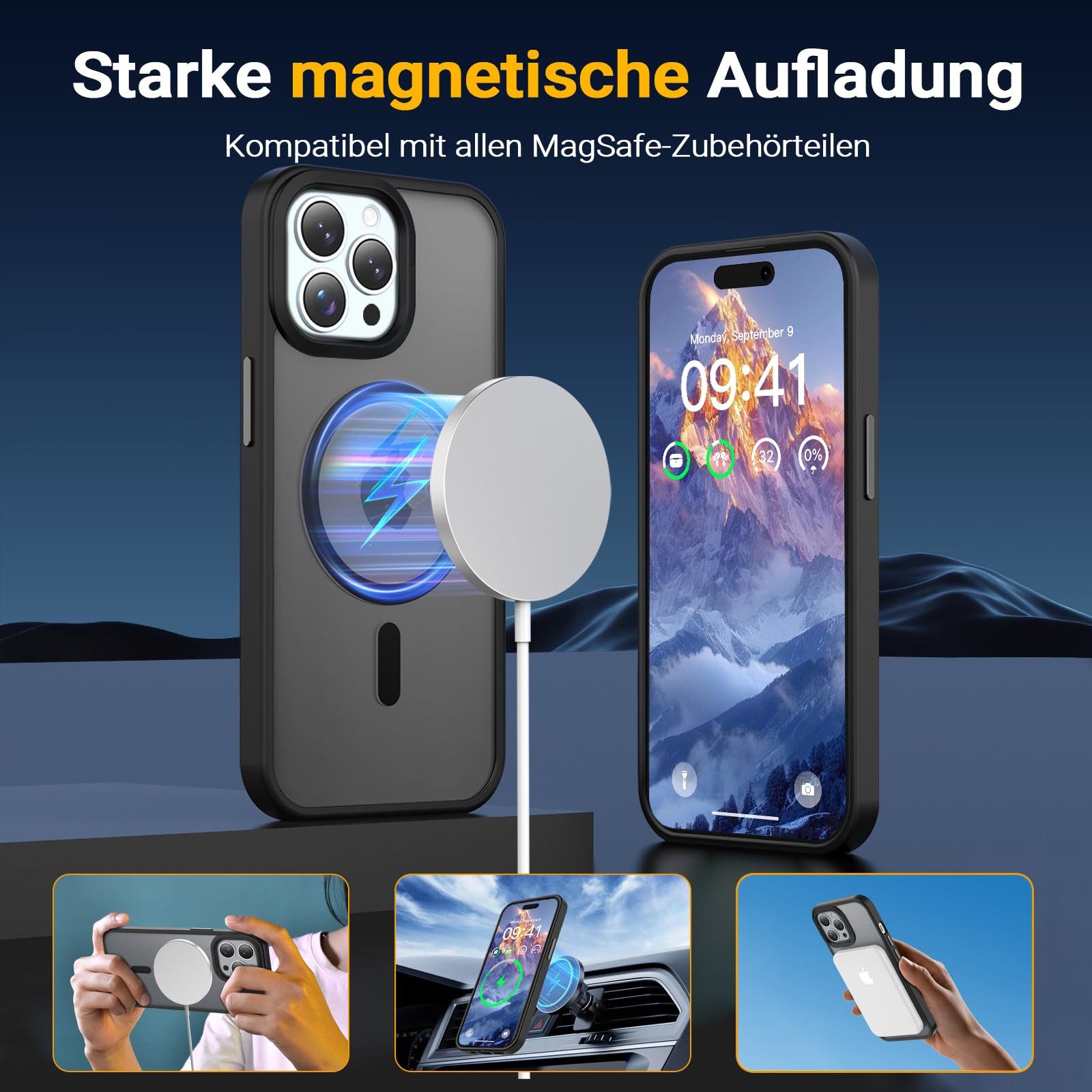 Onestyle Handyhülle Onestyle Magnetic iPhone 15 Pro Hülle (MagSafe-kompatibel), für iphone 15 Pro – Bild 5 von 5
