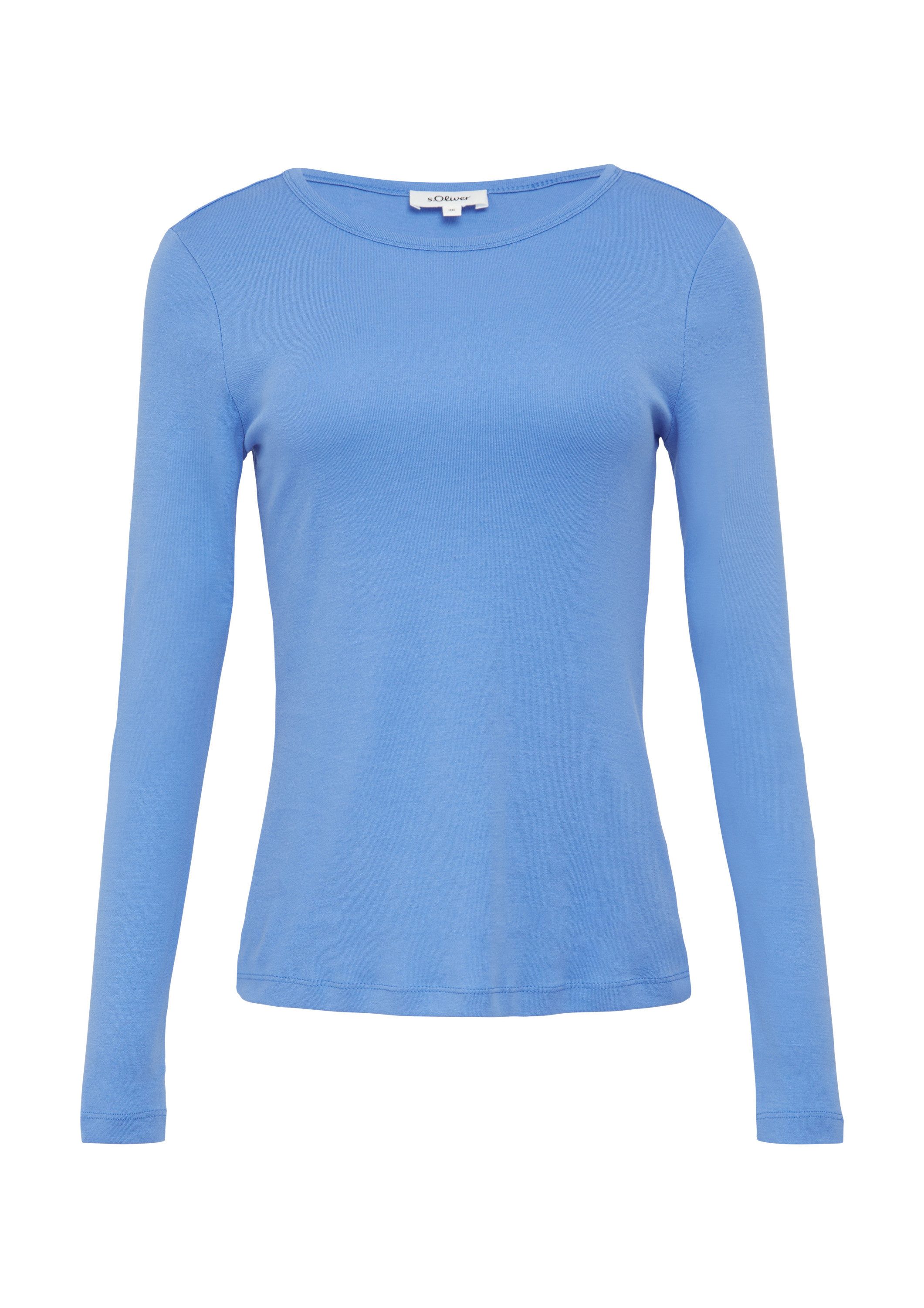 s.Oliver Langarmshirt T-Shirt (1-tlg) günstig online kaufen