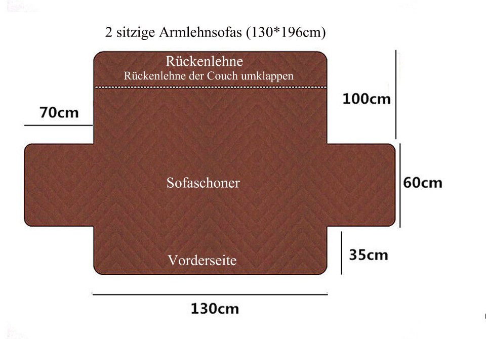 Coonoor Sofaschoner Sofa Überzug, Sofabezug Wasserdicht günstig online kaufen