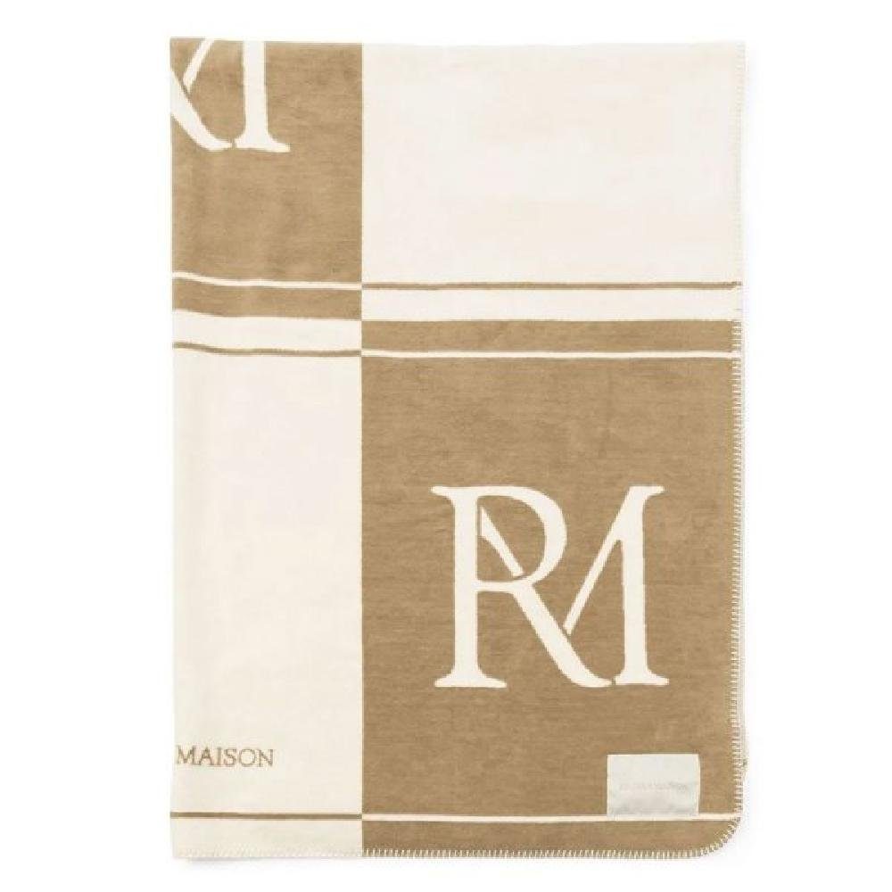 Wohndecke Tagesdecke Classic Monogram Throw (180x150cm), Rivièra Maison günstig online kaufen