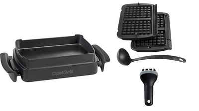 Tefal Backeinsatz XA7258 Snacking & Baking für den OptiGrill +, Waffelplatten XA7248 OptiGrill + OXO Good Grips Grillbürste