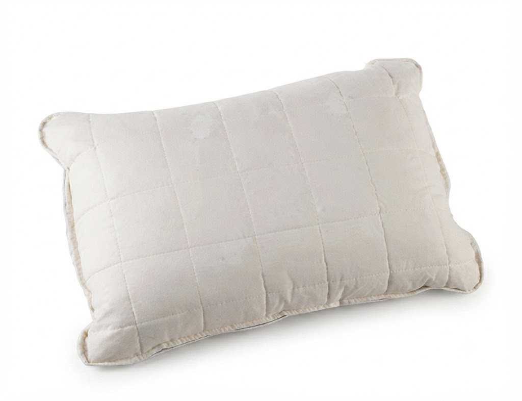 JVmoebel Dekokissen Weißes Dekokissen 80x40cm mit Quilt-Muster für Sofa und Bett