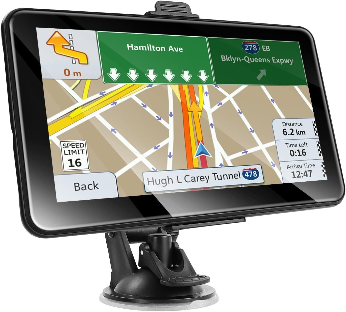 Welikera PKW Navigation 7'' GPS Navi,Europa 47 Karten Kostenloses Kartenupdate  Navigationsgerät