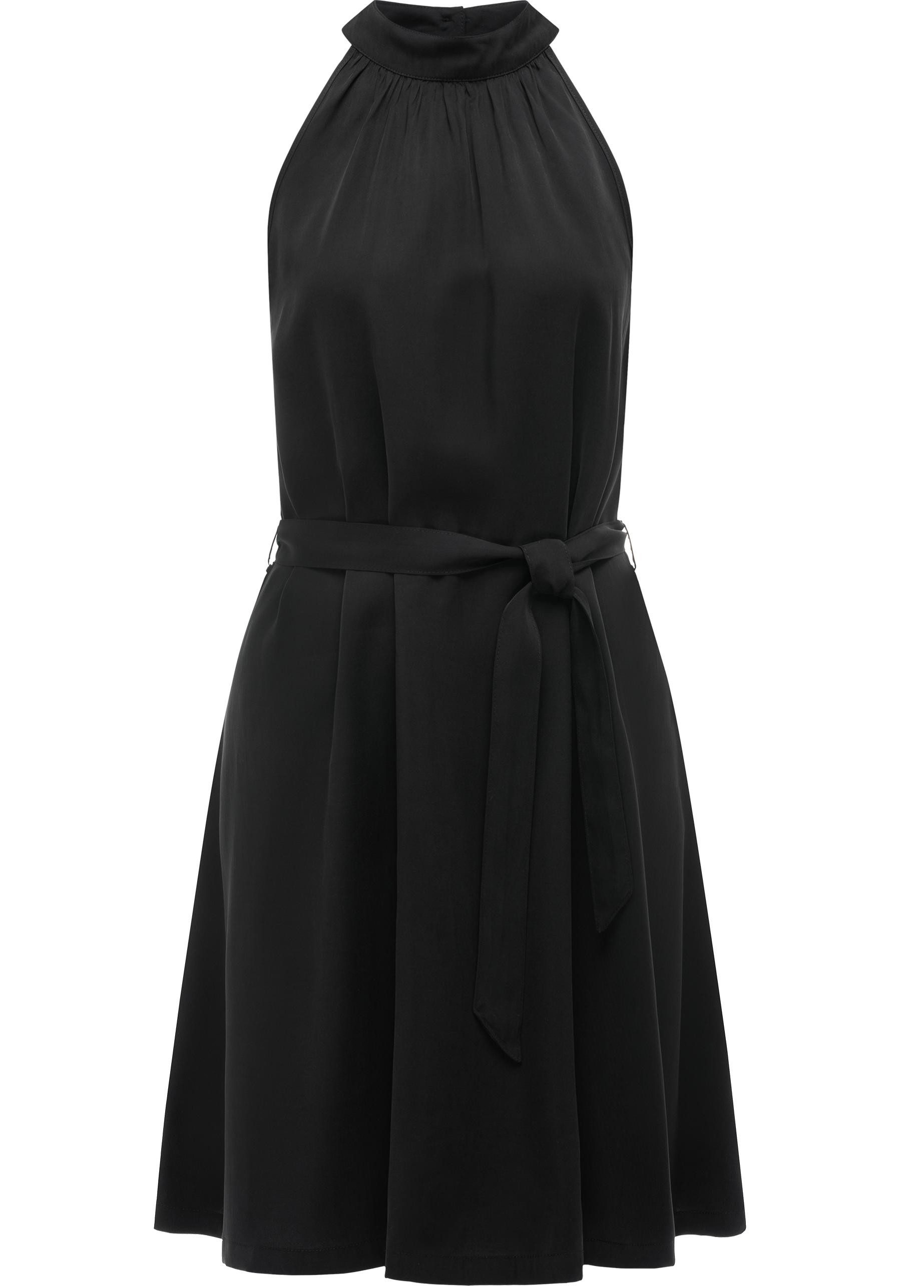 Ragwear A-Linien-Kleid Angylee Print YOUMODO Leichtes Sommerkleid mit Neckholder und Bindegürtel