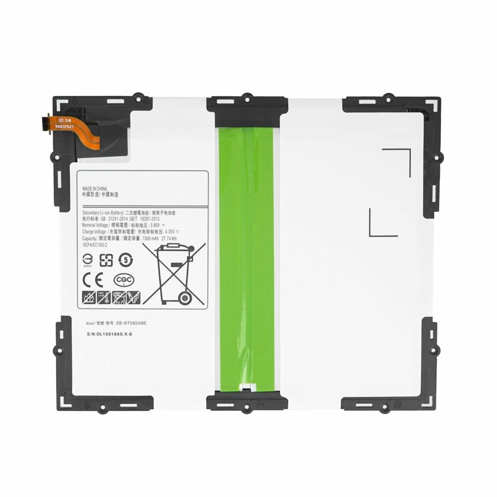 Akku Samsung Galaxy Tab A 10,1 2016 SM-T580 T585 EB-BT585ABE 7300mAh E Handy-Akku (1 St)