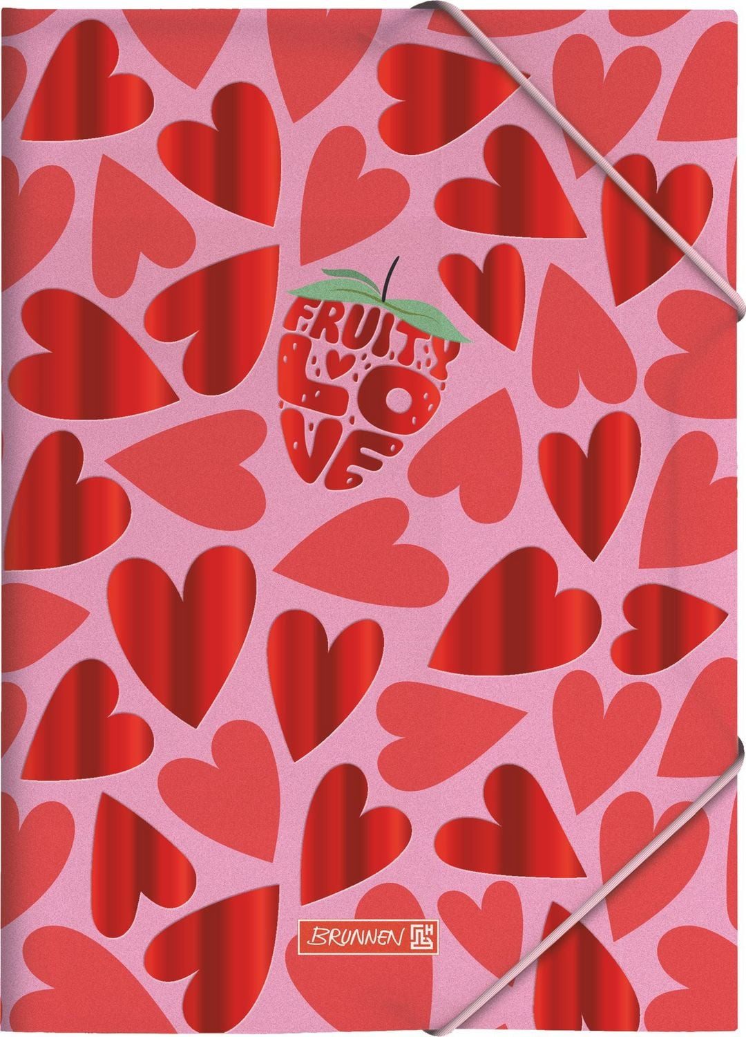 BRUNNEN Schülerkalender Brunnen Sammelmappe A4 PP Fruity Love