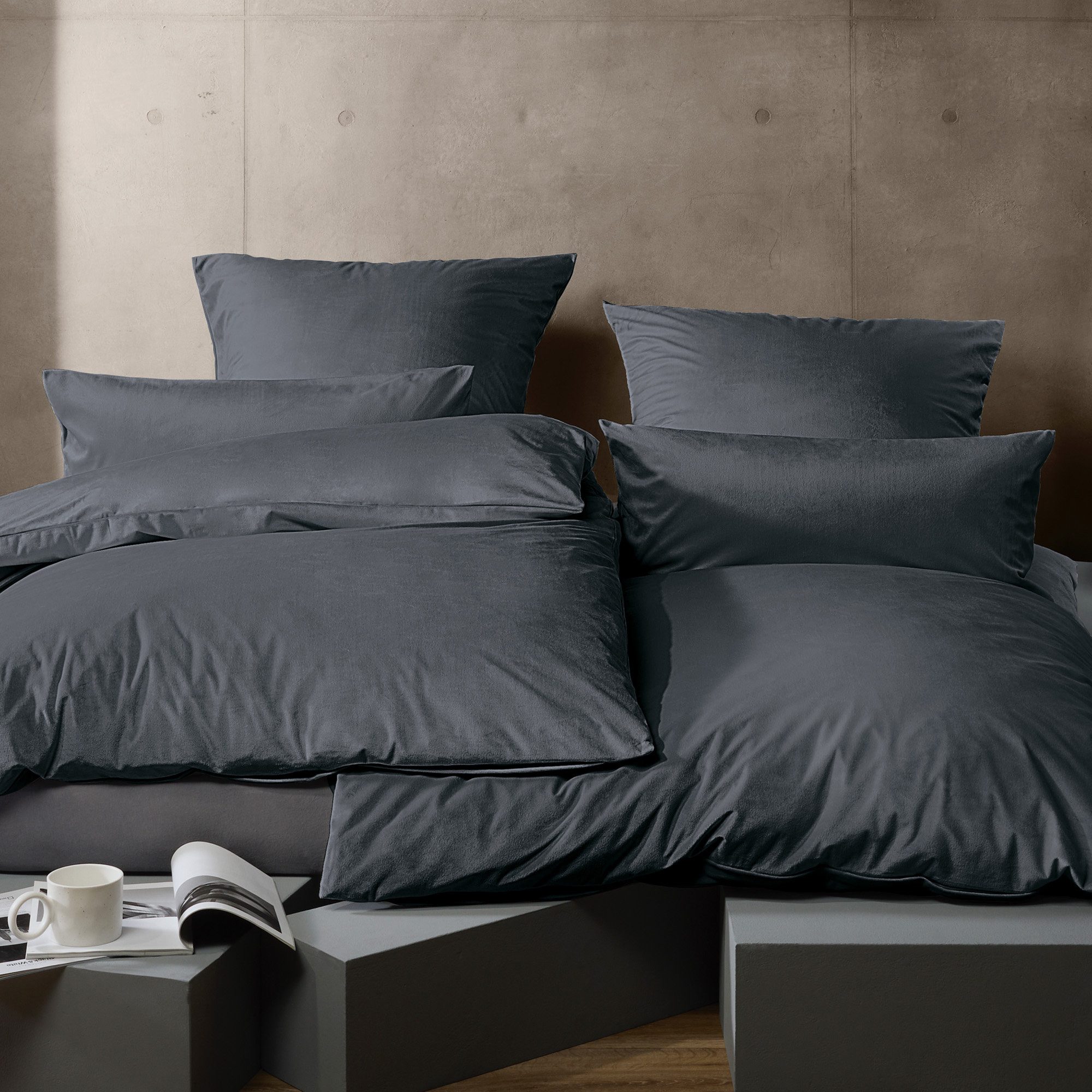 REDBEST Bettwäsche Bettwäsche "Boston", Polyester, Microfaser-Samt günstig online kaufen
