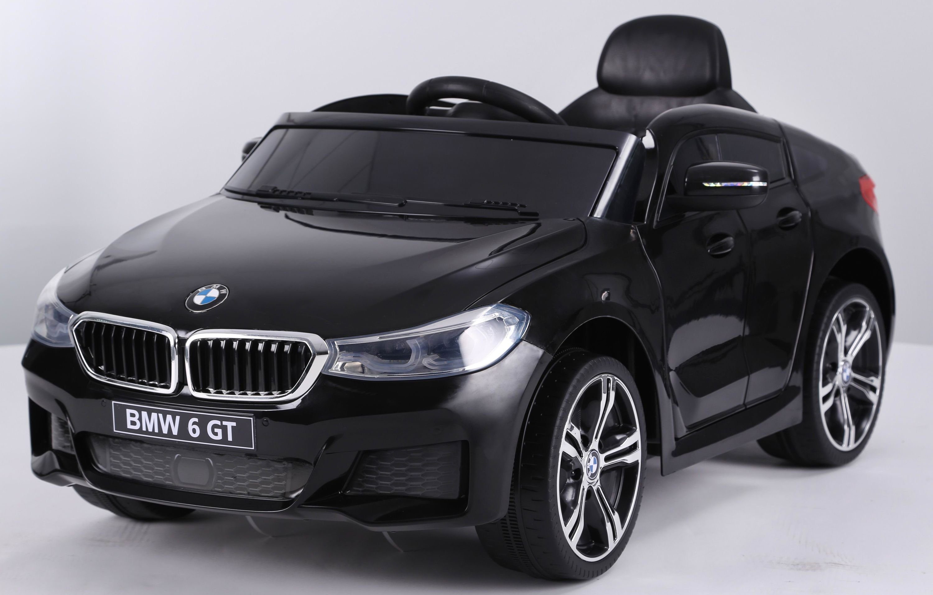 Toys Store Elektro-Kinderauto Kinder Elektro Auto Kinderauto BMW 6er GT USB Elektro Kinderfahrzeug, Belastbarkeit 35 kg, AUX-/USB-Anschluss, MP3 Hupe und Motorsound am Lenkrad, Fernsteuerung