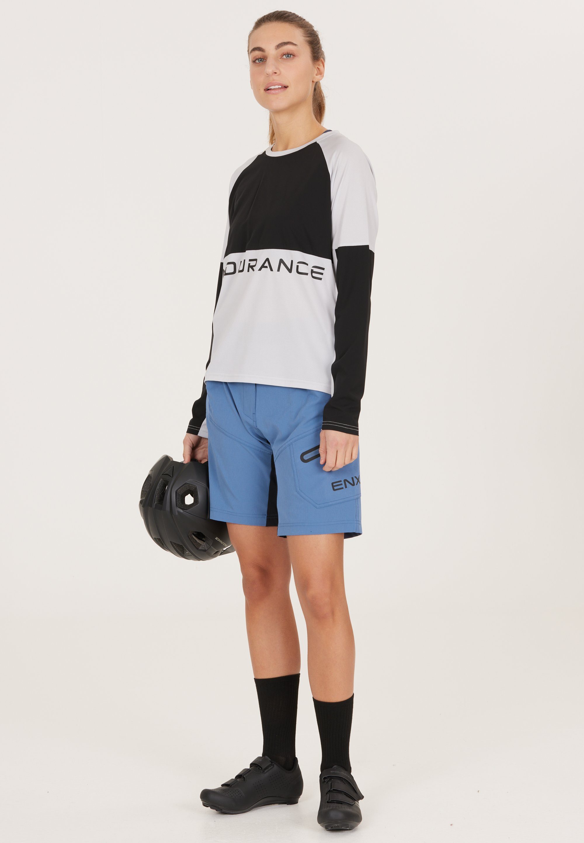 ENDURANCE Radhose Jamilla W 2 in 1 Shorts mit herausnehmbarer Innen-Tights