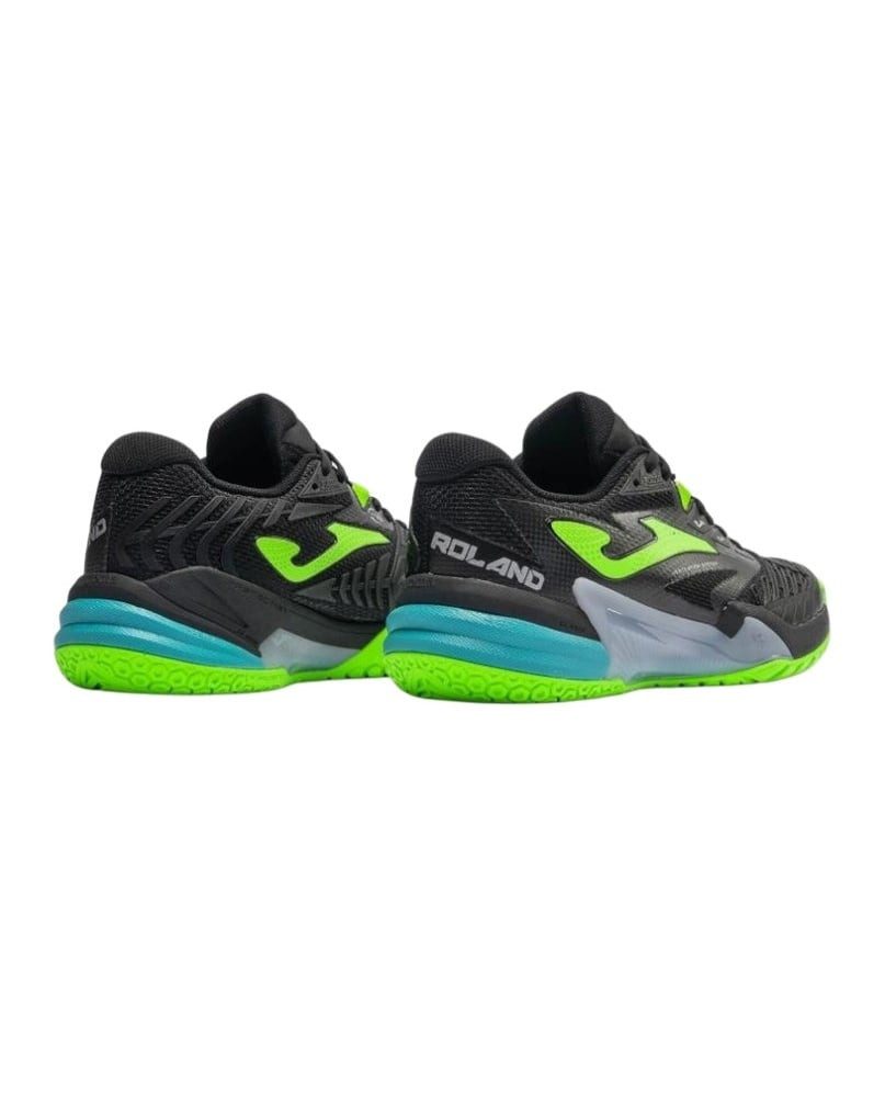 Joma Roland 2601 Allcourt/Dämpfung schwarz/fluogrün Herren Tennisschuh