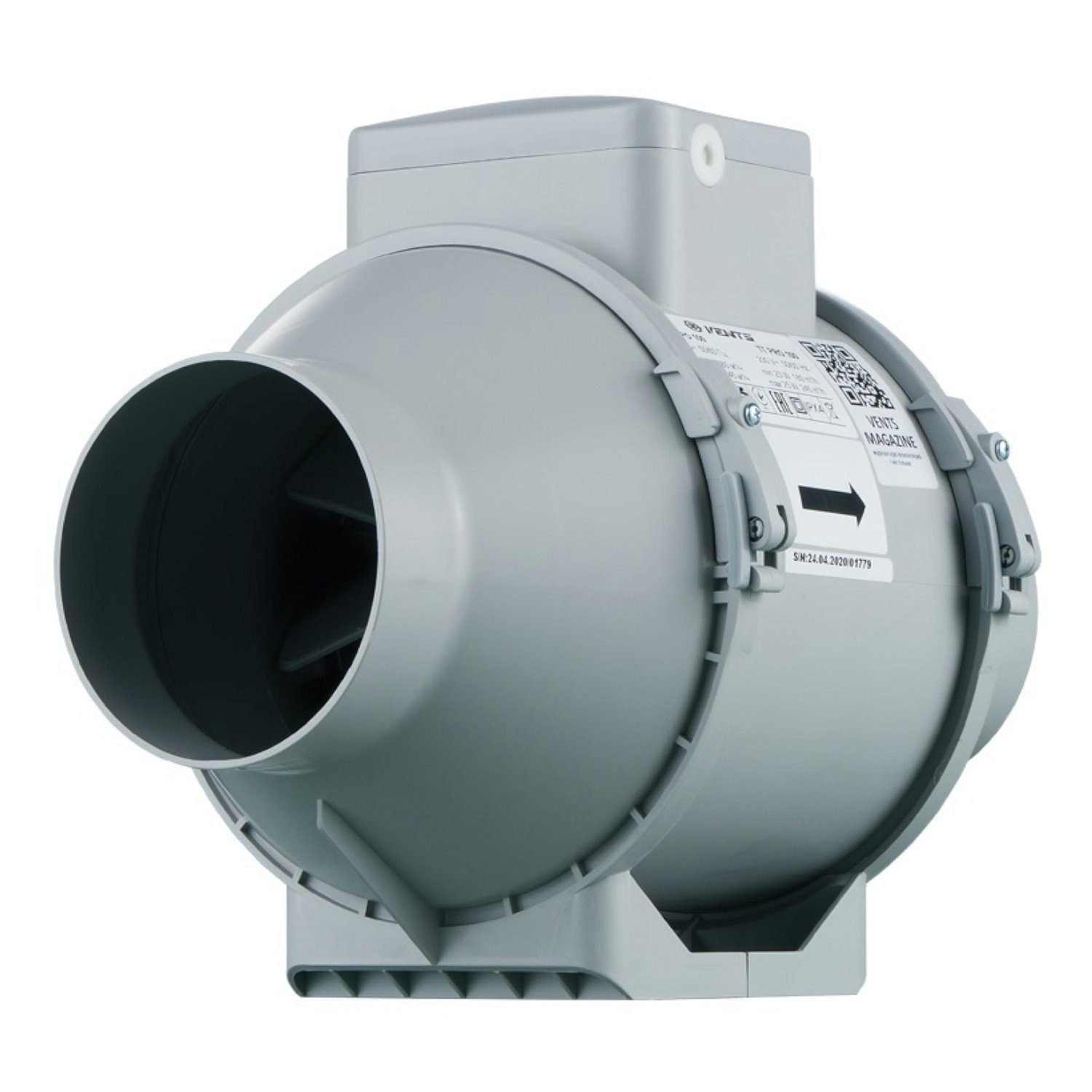 Vents Wandventilator Rohrventilator Lüfter TT Pro 100 T bis 245 m³/h, Mit Nachlaufrelais