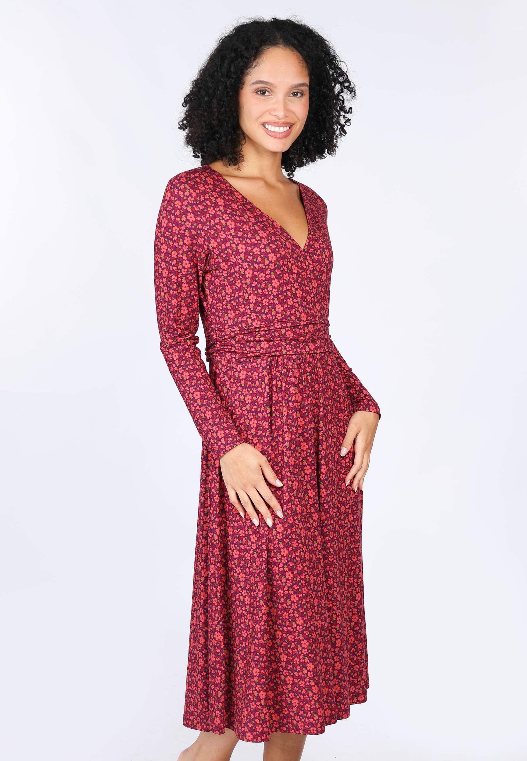 Lykka du Nord Sommerkleid Malindelle Taillenraffung
