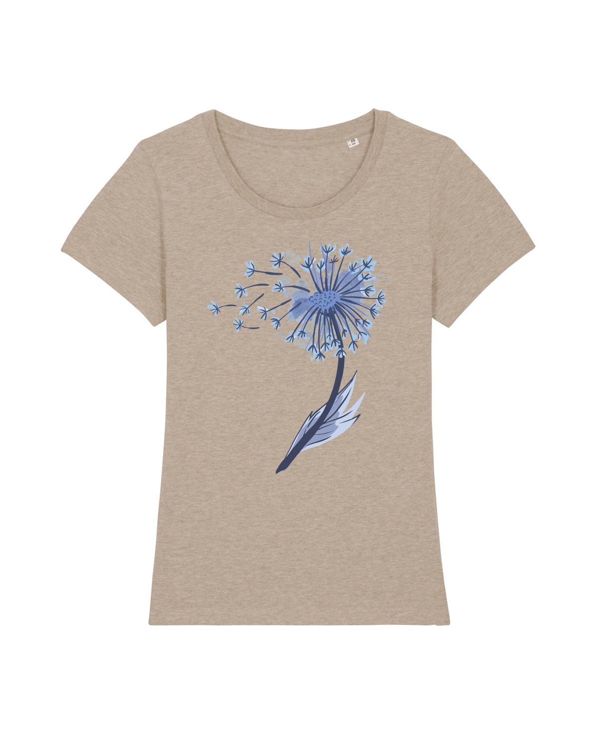 Dandelion wat? Apparel Print-Shirt dunkelblau (1-tlg)