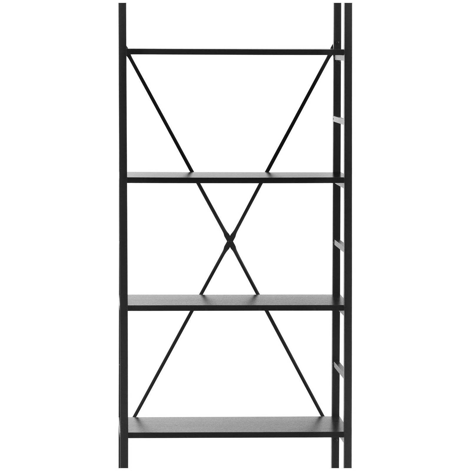 Fromm&Starck Bücherregal Standregal 60 x 28 x 182 cm Wohnzimmerregal Stahl 6 Ebenen 150 kg, verschiedene Größen – Bild 3 von 5