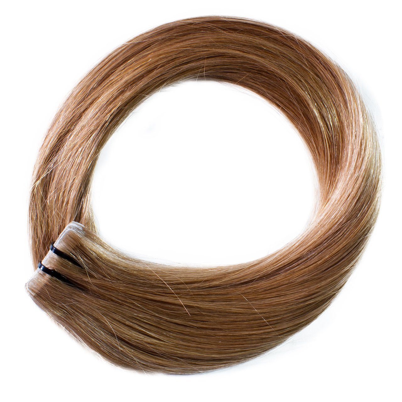 #8/1 Asch Echthaar-Extension - Hellblond hair2heart 40cm Tape Invisible Premium Extensions