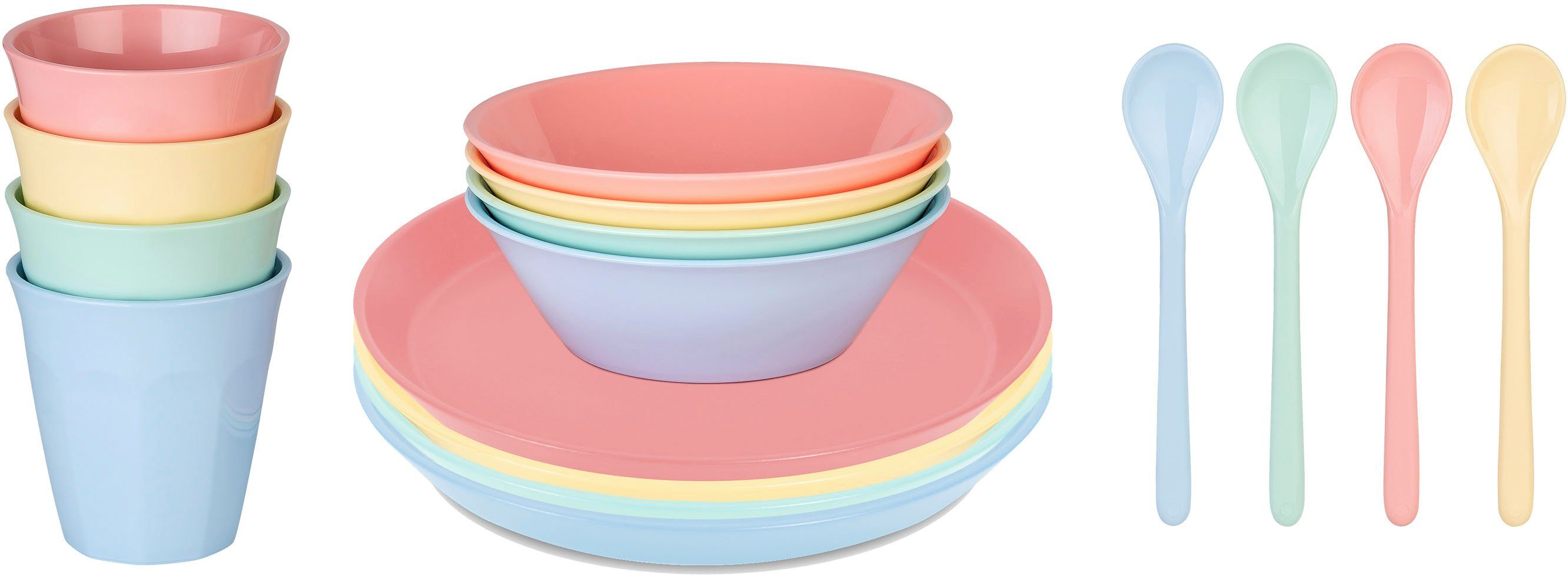 Geschirr-Set NORA SET MACARONS