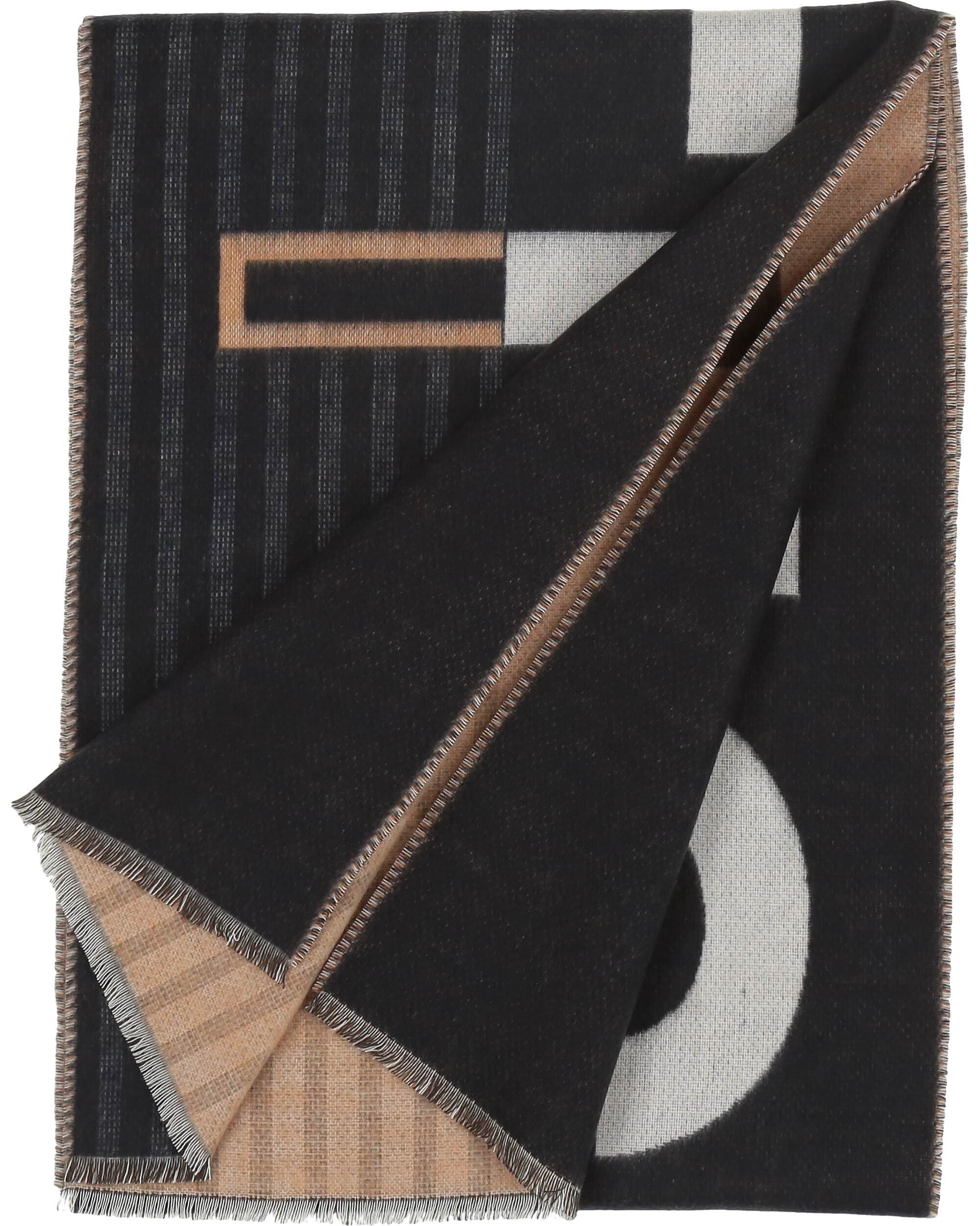 bugatti Modeschal Cashmink® Schal, (mit Schnittfransen)