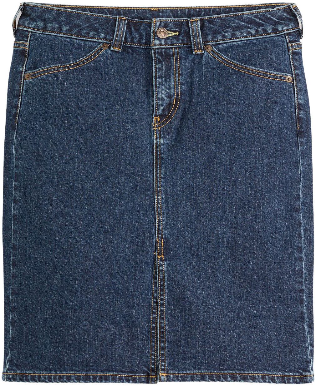 Levi's® Jeansrock LOW MIDI SKIRT ME mit Schlitz für mehr Bewegungsfreiheit