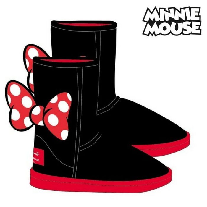 Disney Minnie Mouse Freizeitstiefel für Kinder Minnie Mouse 74112 Schwarz Fußgröße: 30 Babystiefel