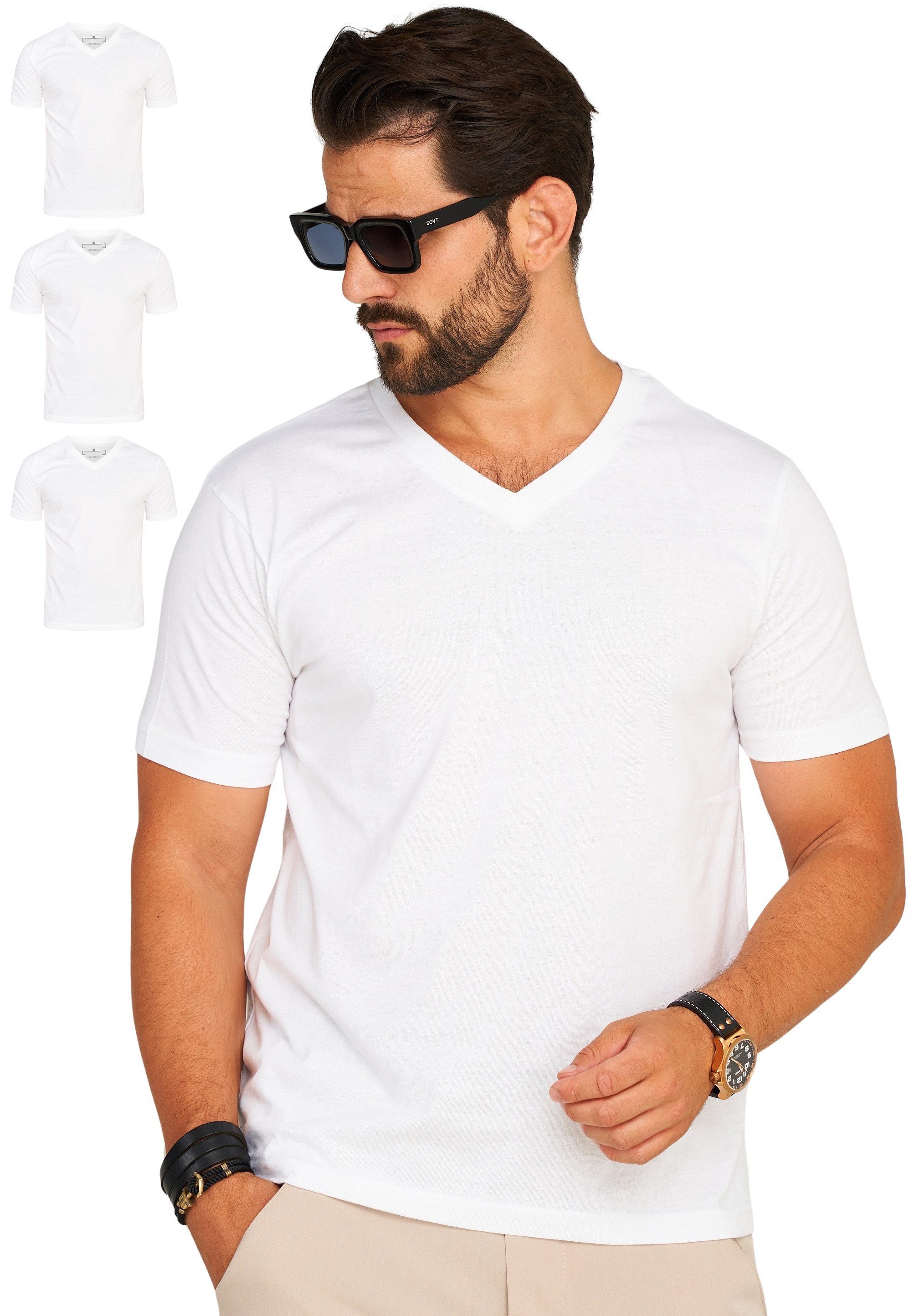 DAILY COTTON T-Shirt BASETEEV (Packung, 3er-Pack) günstig online kaufen