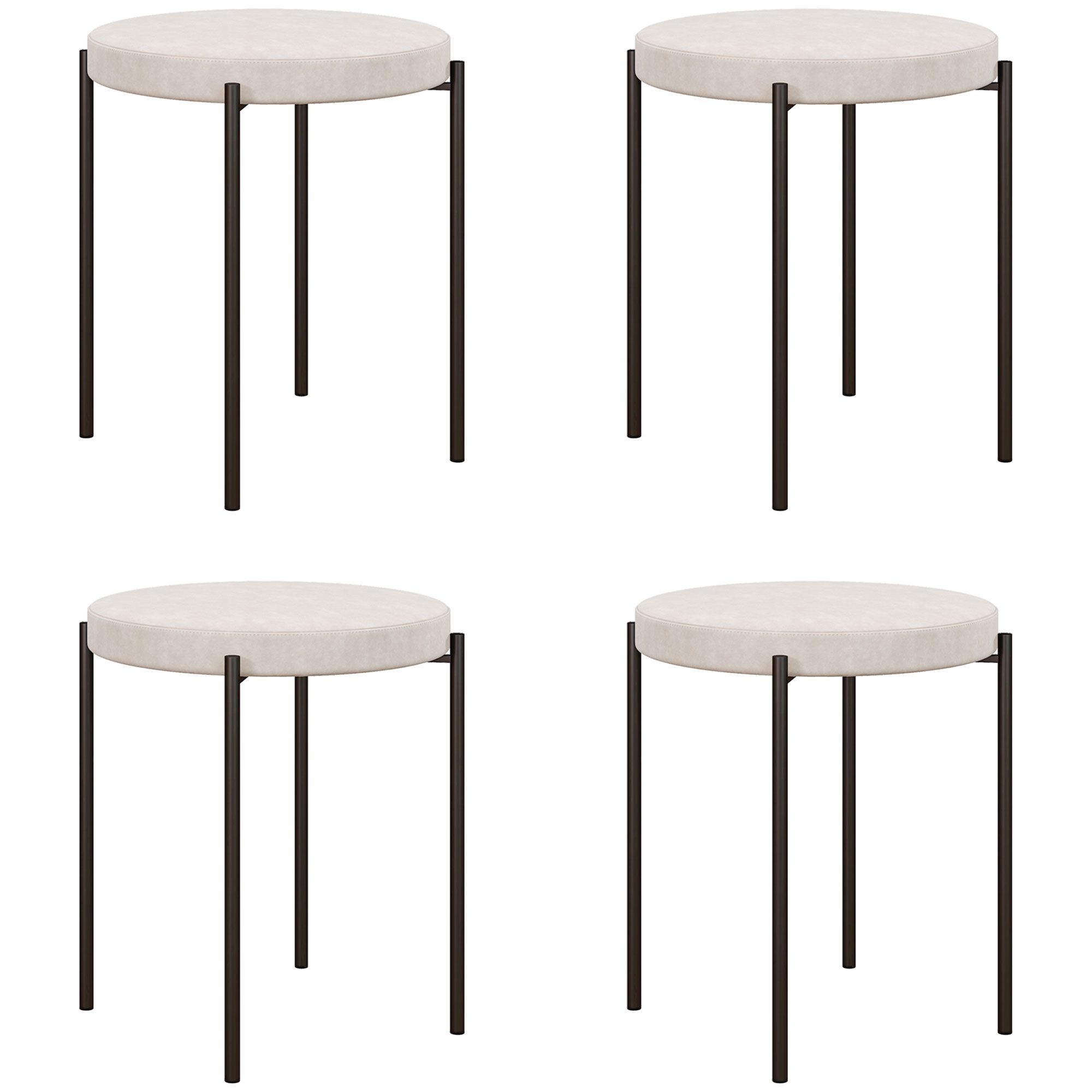 HOMCOM Esszimmerstuhl Thekenhocker mit gepolstertem Sitz, günstig online kaufen