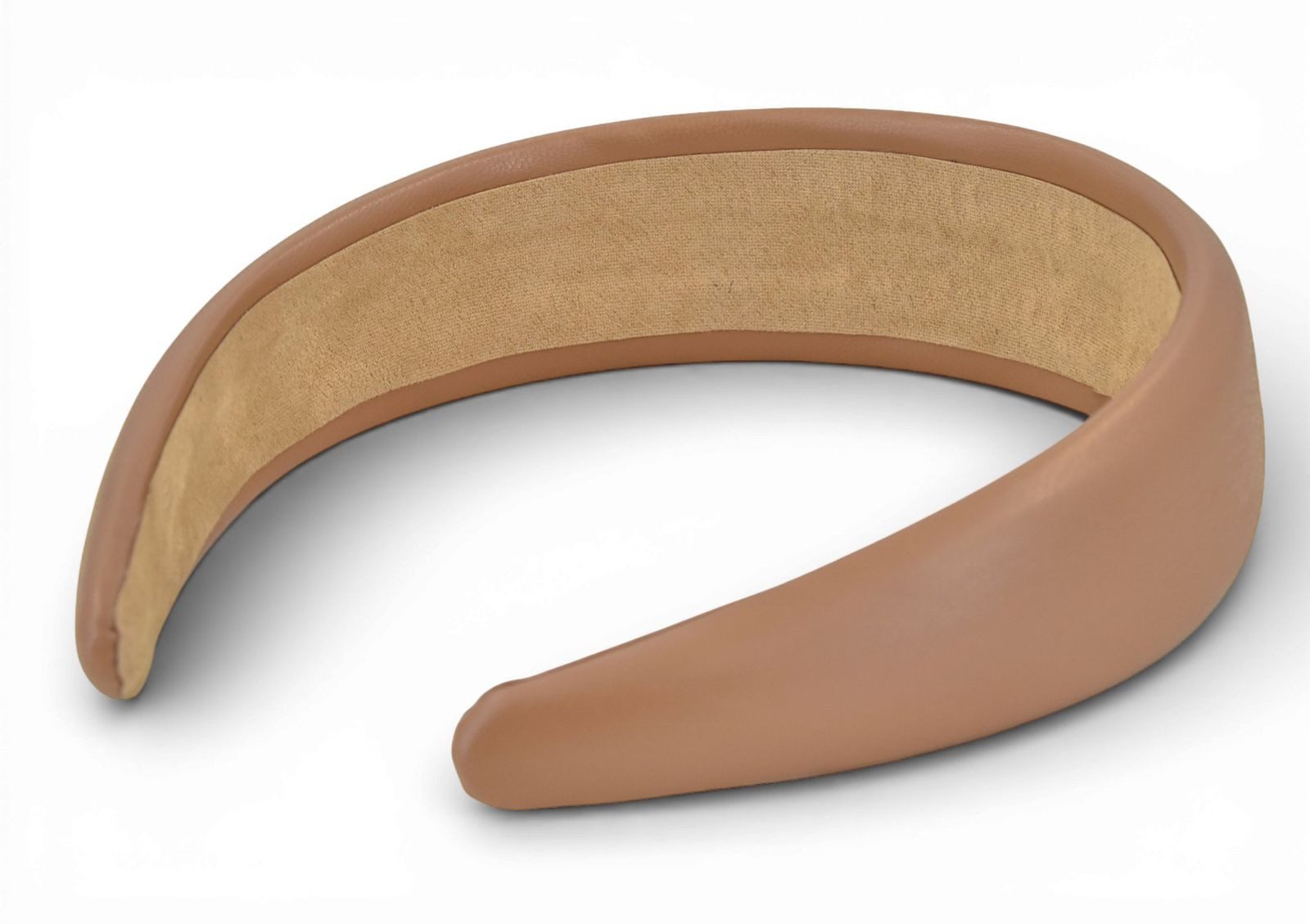 styleBREAKER Haarband, 1-tlg., Haarreif Kunstleder Optik Breit