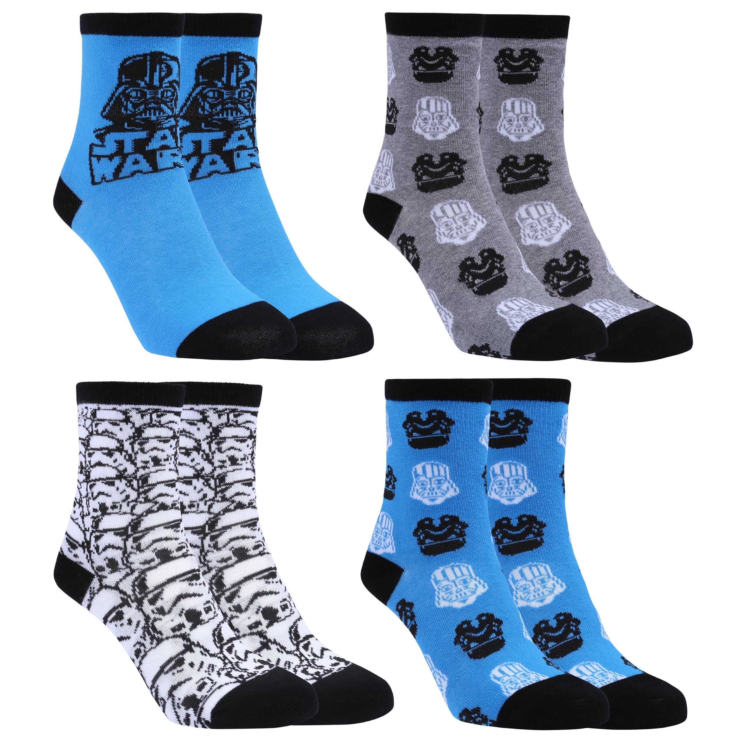 Star Wars Socken DISNEY Star Wars Socken-Set für Jungen, 4er-Pack