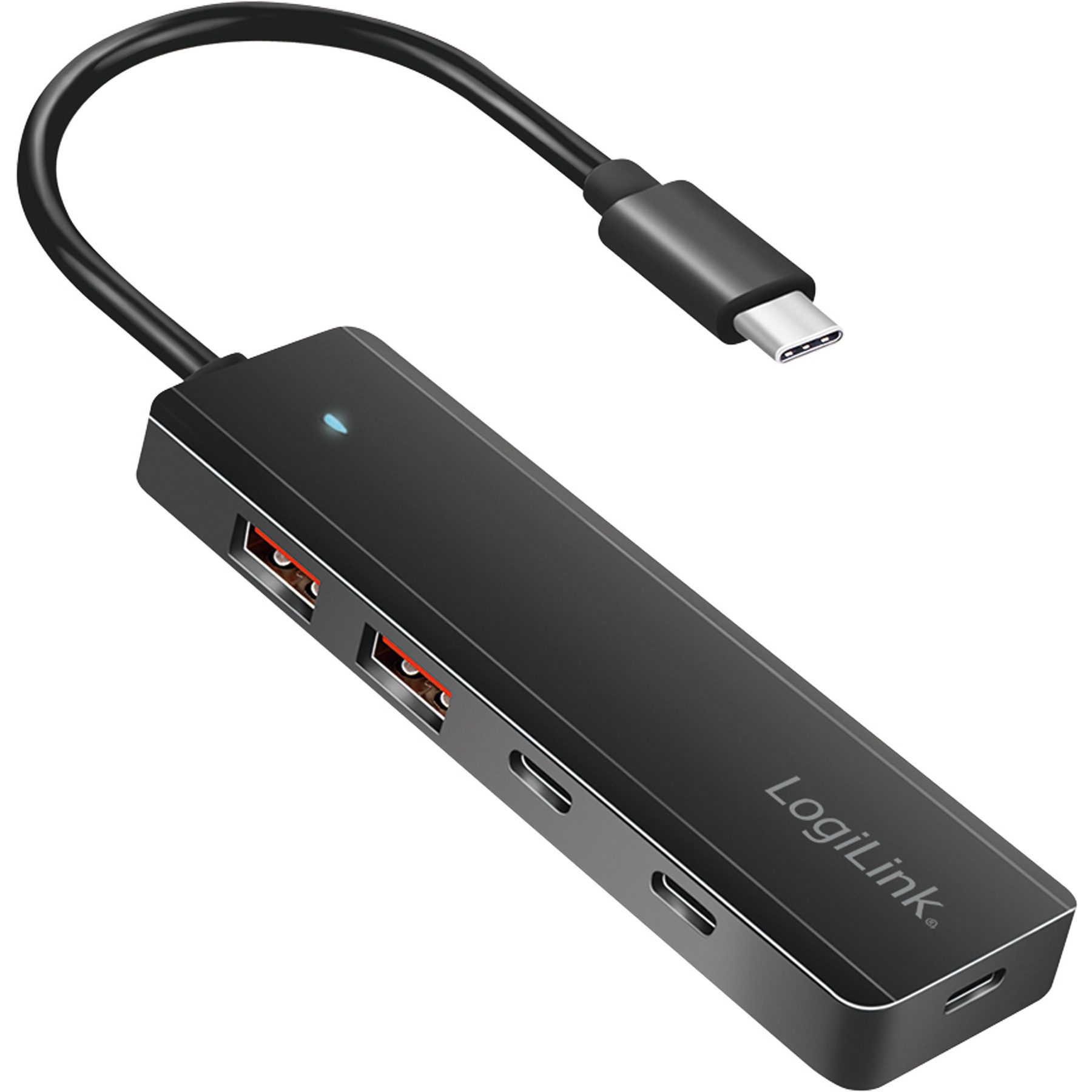 LOGILINK USB-C-Hub UA0412 4-Port USB-Adapter