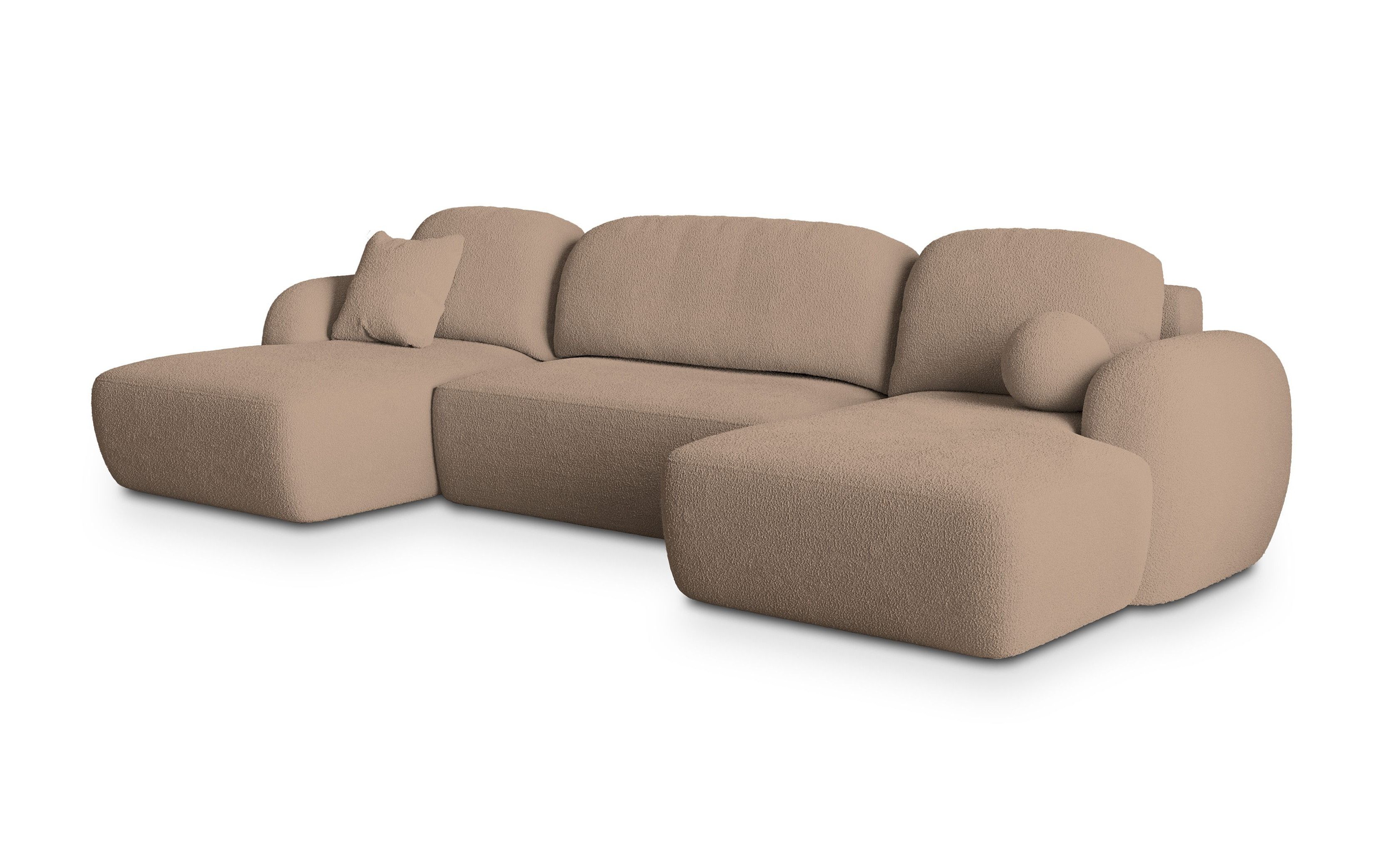 Masseno Ecksofa SAVONA mit Schlaffunktion U-Form, günstig online kaufen