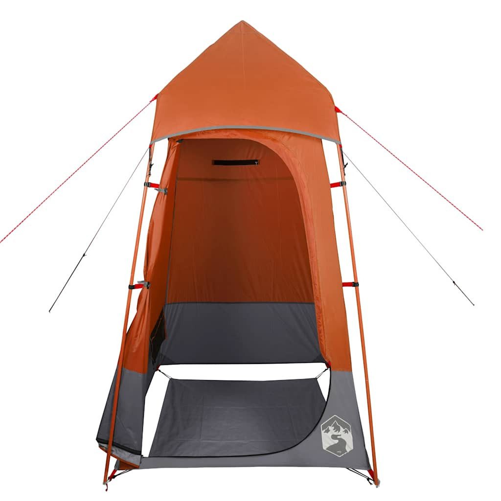 vidaXL Faltzelt WC-Zelt Orange Wasserdicht, (1 tlg)