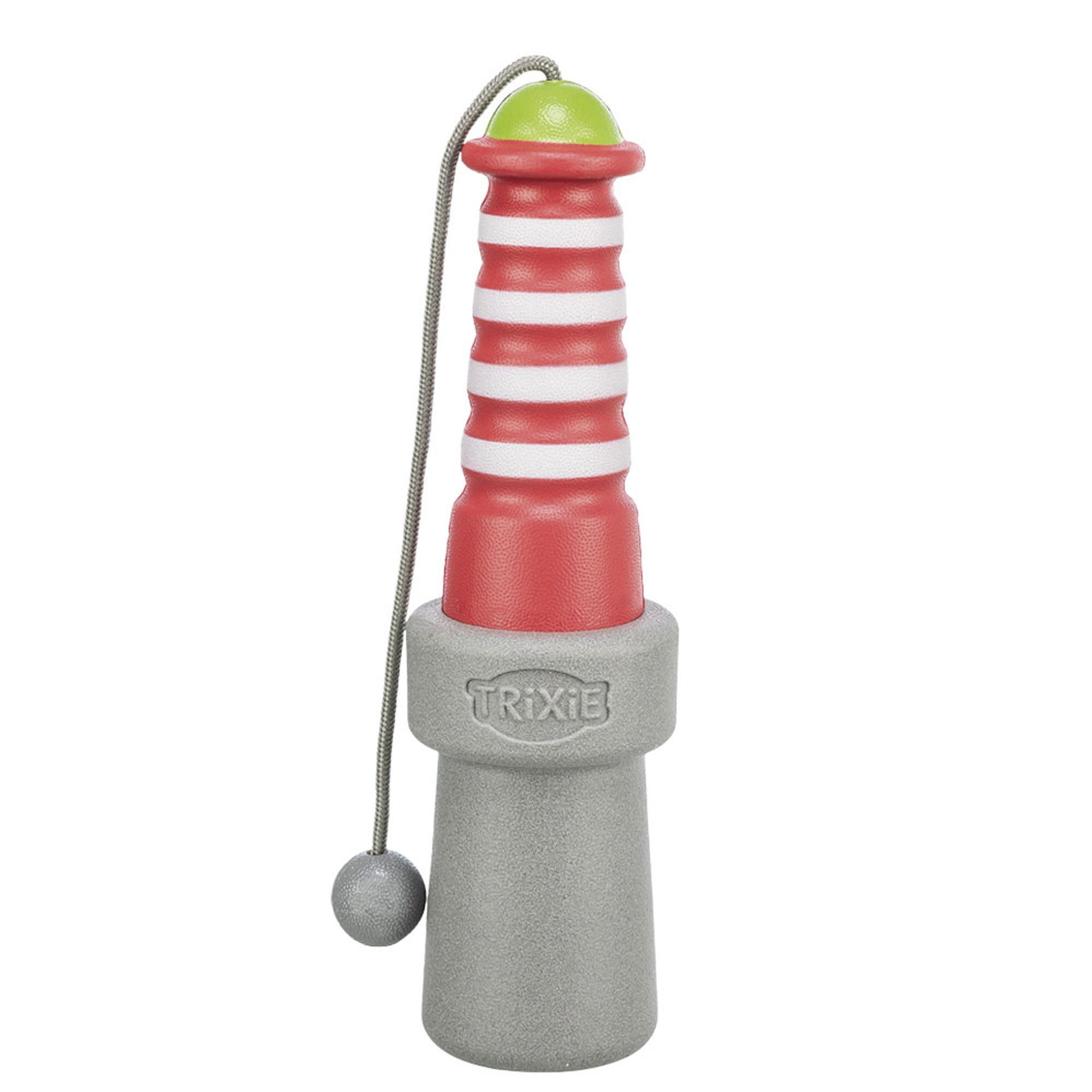 Wasserspielzeug Hundespielzeug Aqua Toy Leuchtturm am Seil