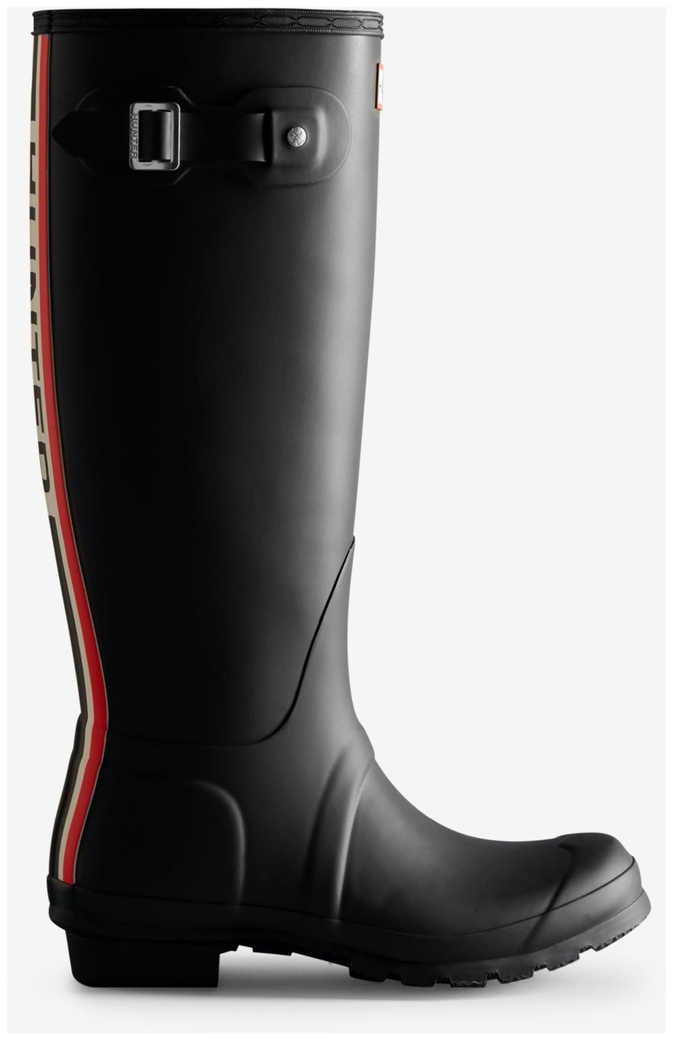Hunter Hunter Original Tall Tri Colour Logo Boot Black Кроссовки