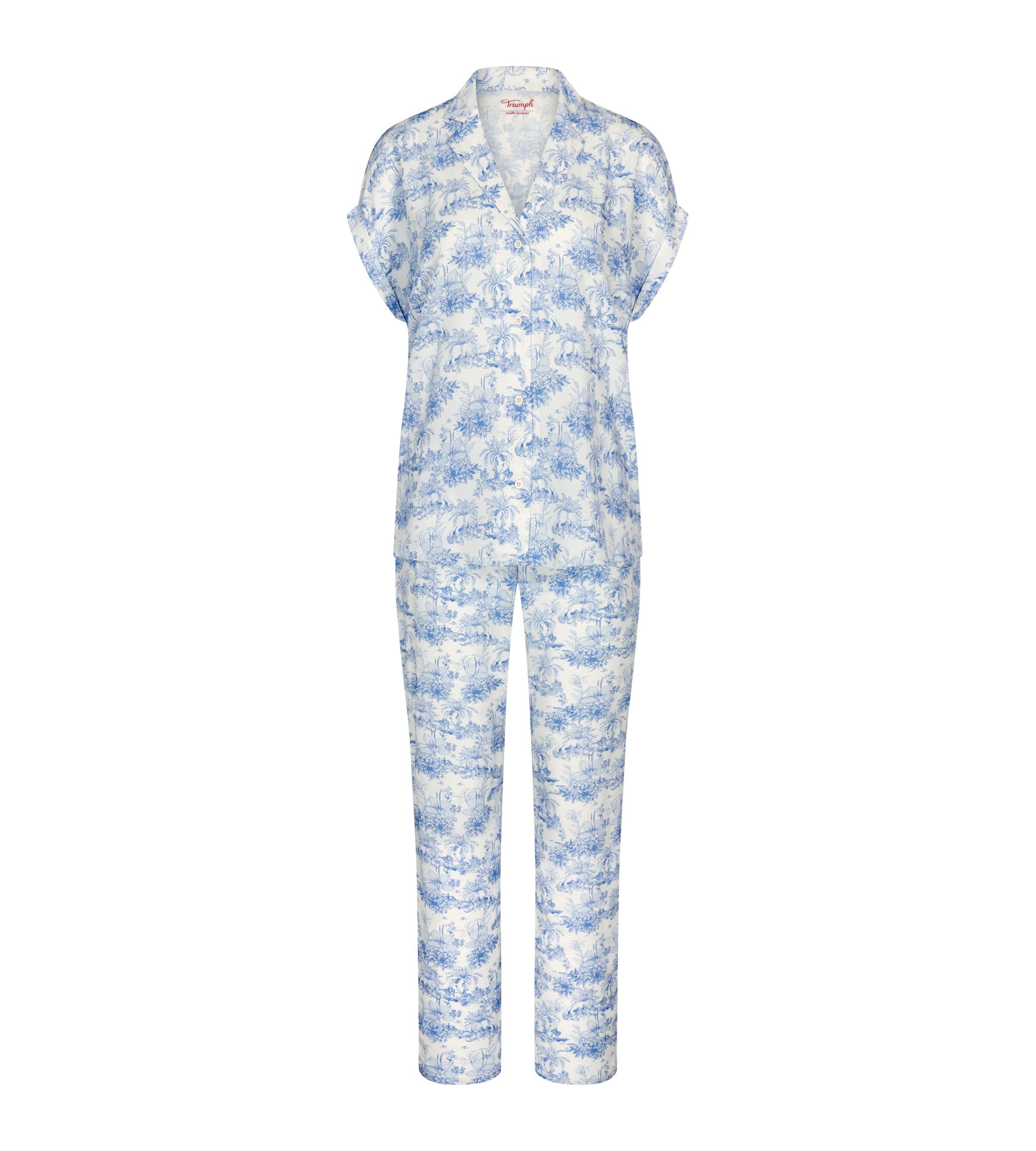 Triumph Schlafanzug Boyfriend Fit PW X (2 tlg) bequem und stilvoll, mit kurzen Ärmeln, legere Passform