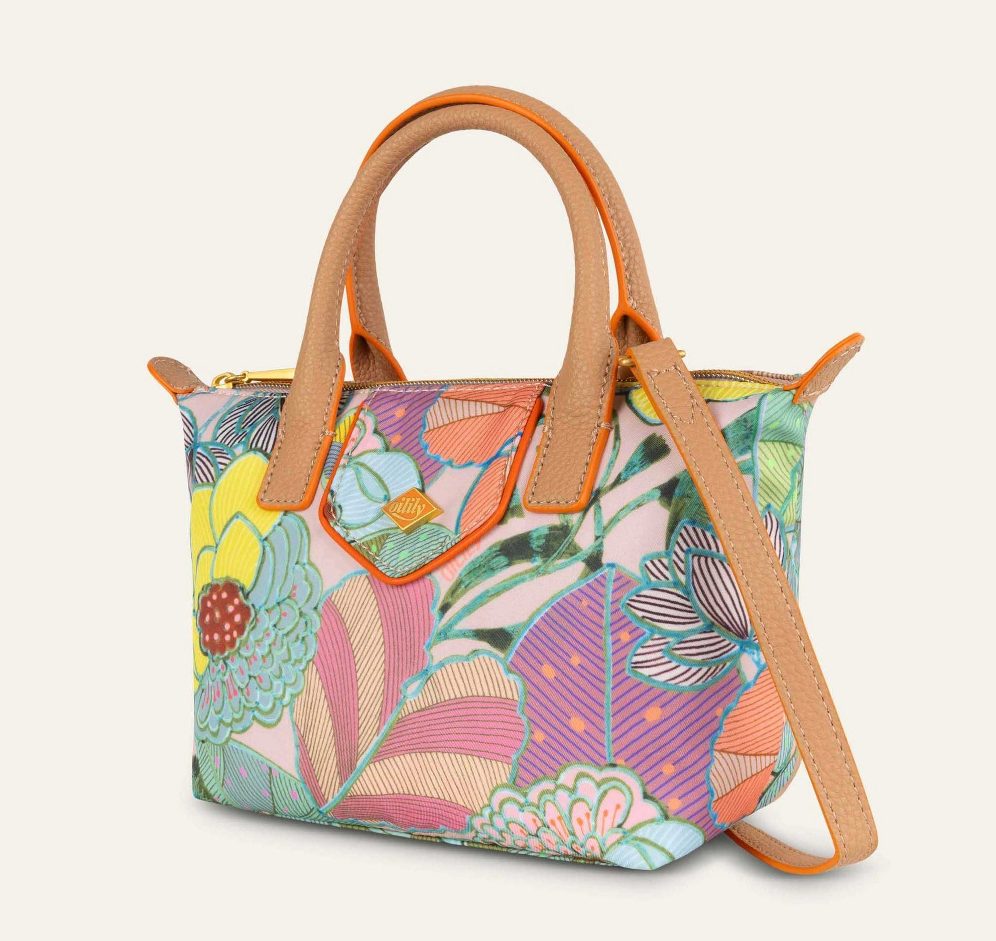 Oilily Handtasche Hoby Handbag Evening Sand Joseba Brick Small