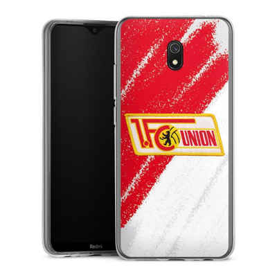 DeinDesign Handyhülle Offizielles Lizenzprodukt 1. FC Union Berlin Logo, Xiaomi Redmi 8A Silikon Hülle Bumper Case Handy Schutzhülle