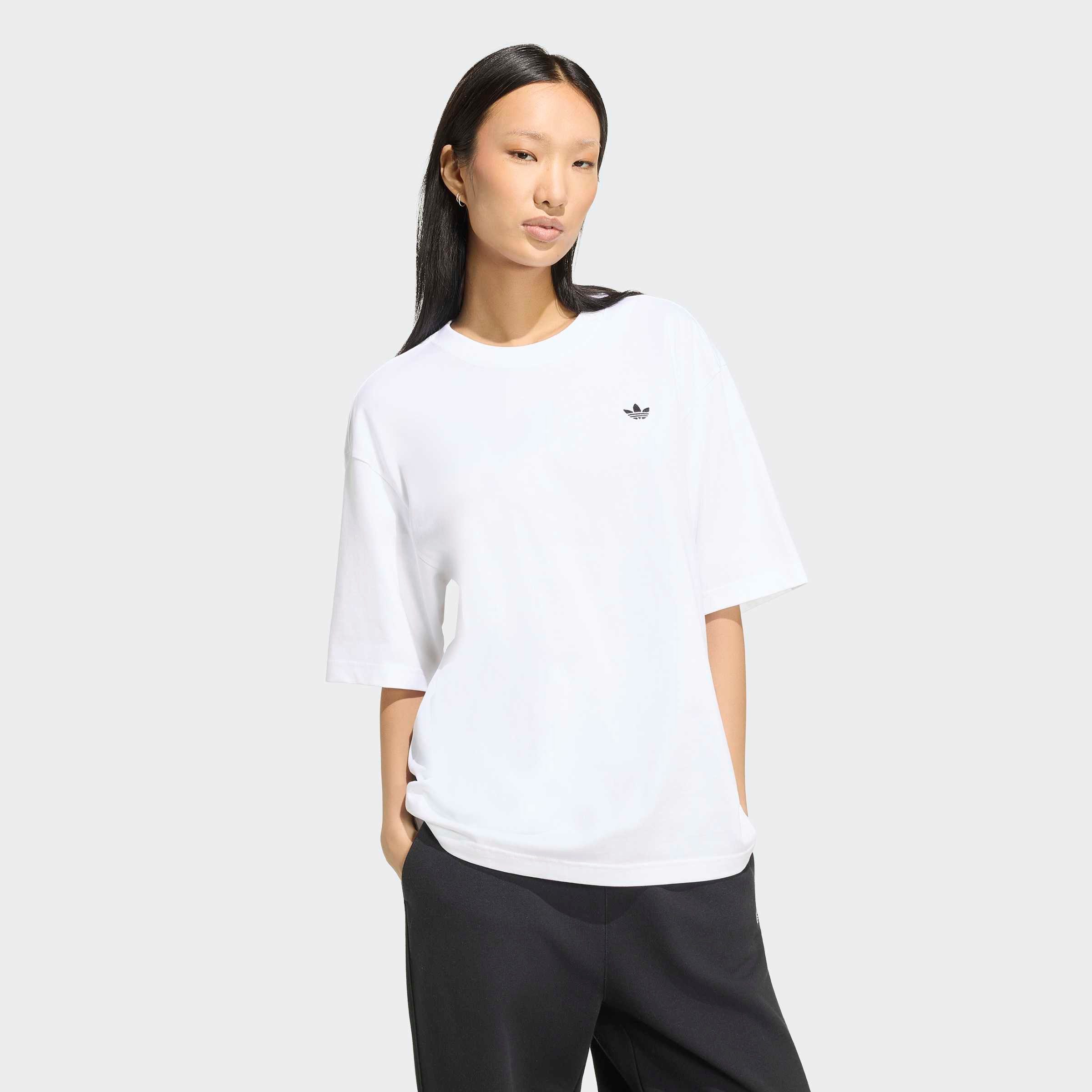 adidas Originals T-Shirt ESS TEE OS für Erwachsene, mit Kurzarm, ohne Verschluss
