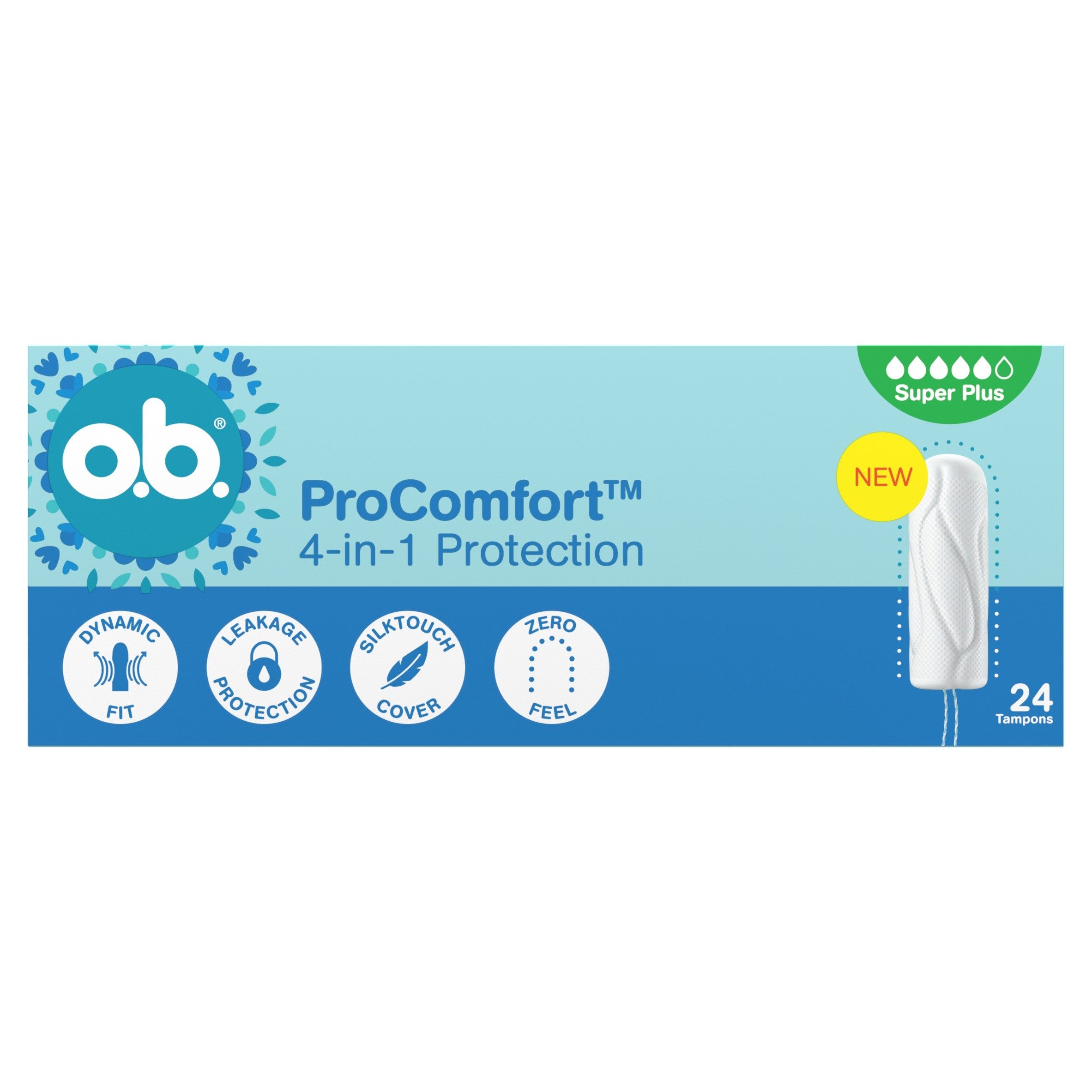 o.b. Tampons O.B. ProComfort Tampons Super Plus 24 Stück