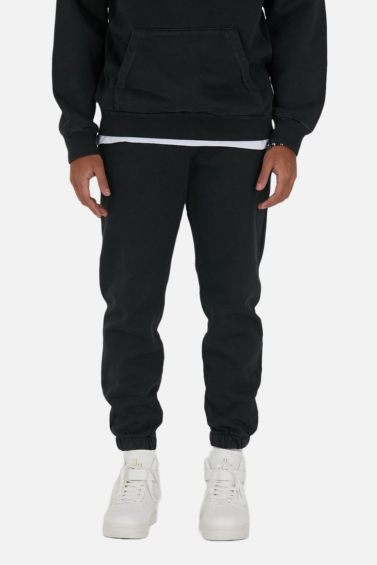 OSSY HOMER Trainingsanzug Set Jogger Hoodie 100% Baumwolle Sportswear (2-tlg)