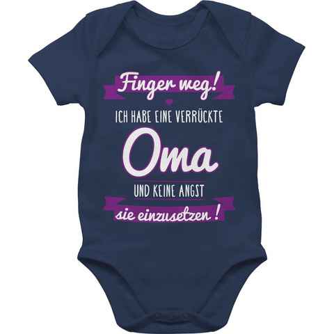 Shirtracer Shirtbody Ich habe eine verrückte Oma Sprüche Baby