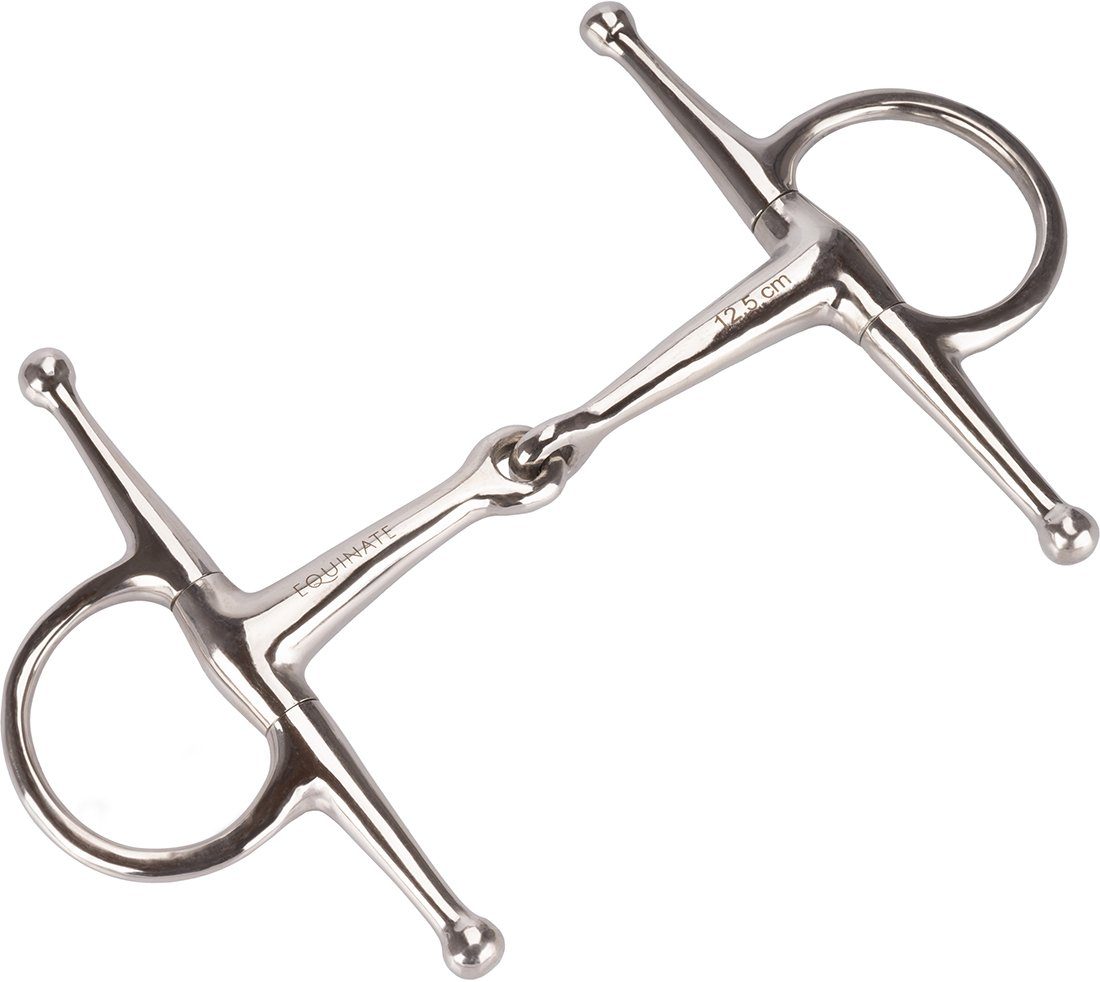 Equinate Trensengebiss Schenkeltrense Edelstahl 16mm einfach gebrochen