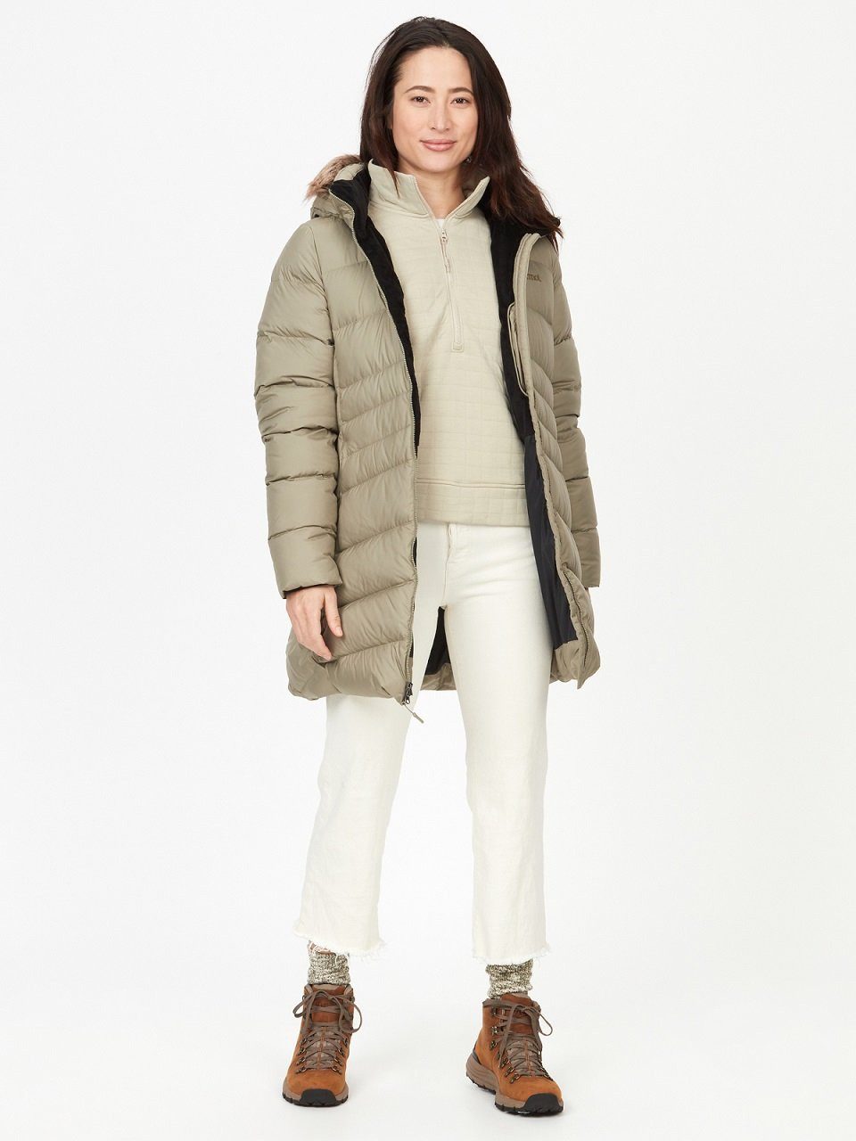 Marmot Wintermantel Montreal Coat (Daunenfüllung, Fleece-Fütter, robust, wasserabweisend)