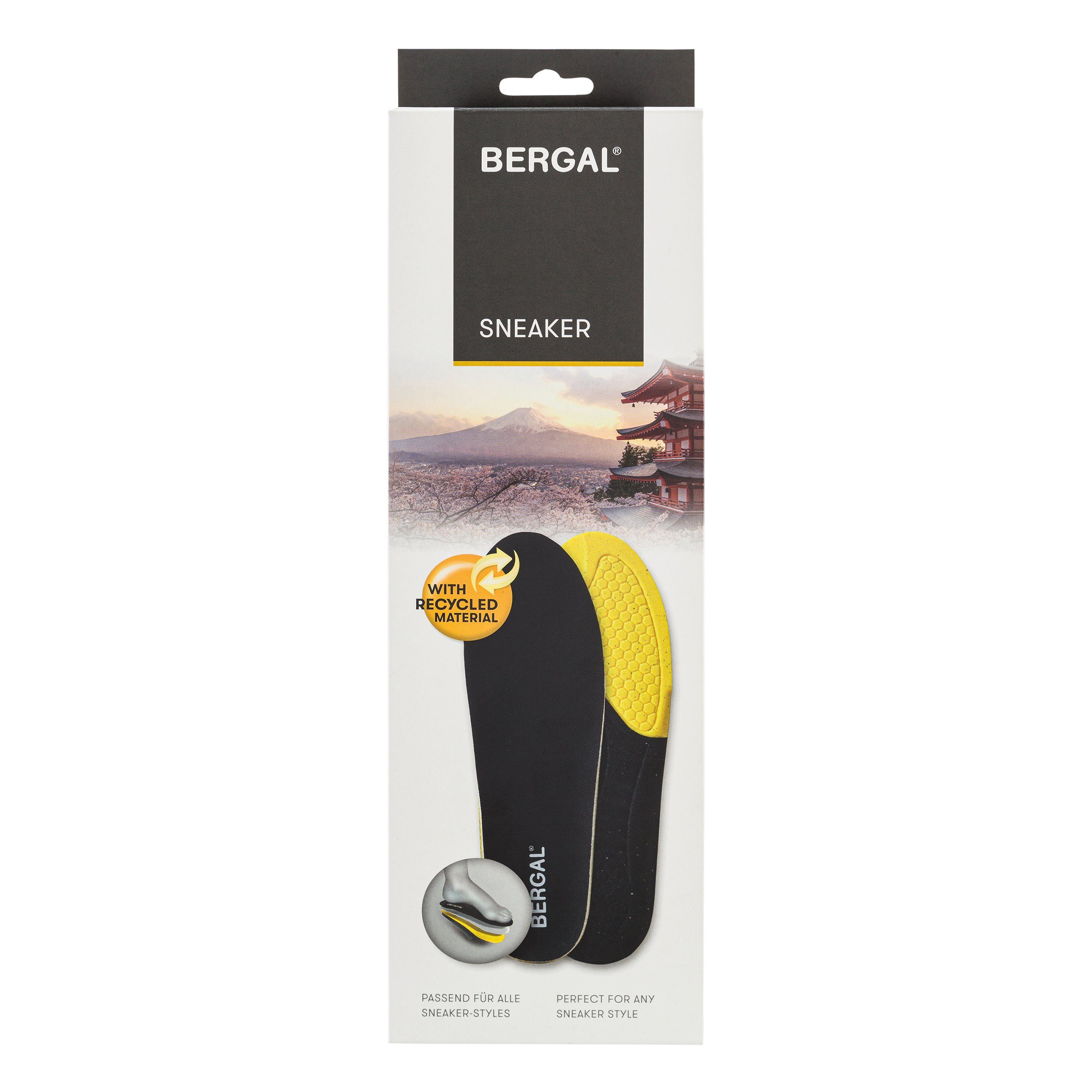Bergal Fußbetteinlage Sneaker - praktisch und bequem passt die Einlegesohle günstig online kaufen