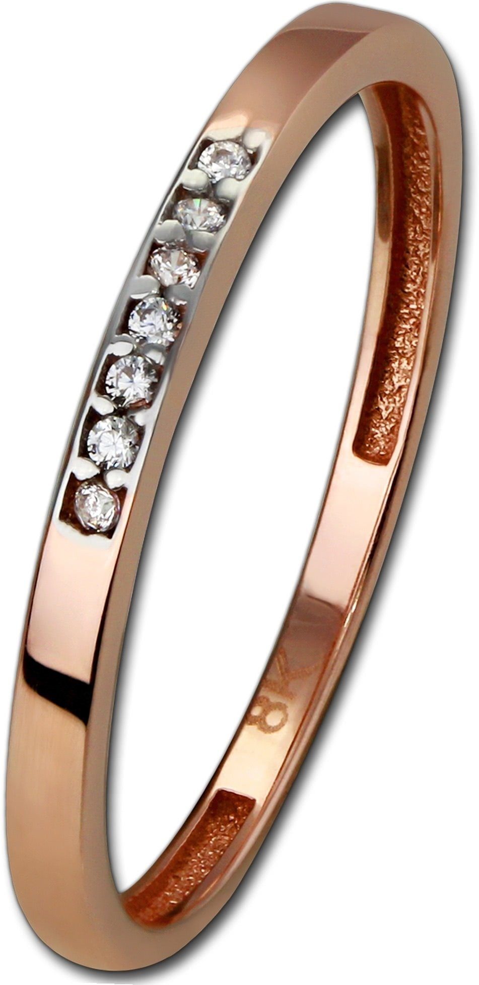 GoldDream Goldring GoldDream 8 Karat Gold Ring Gr.54, Fingerring Größe 54 (17,2), 333 Rosegold - 8 Karat Echtgold, 333er Ros